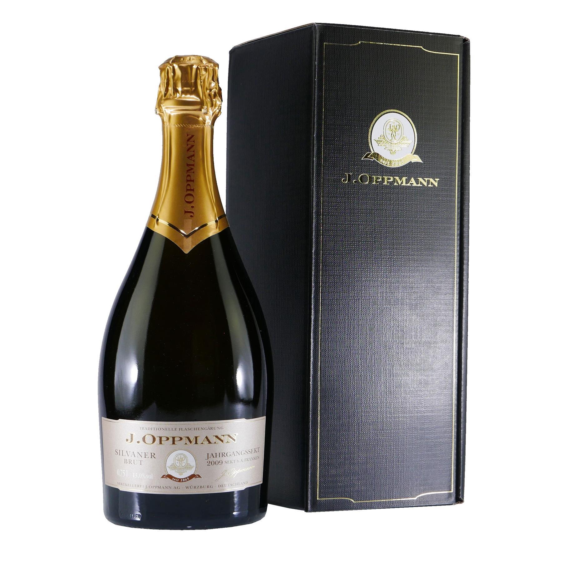 J.Oppmann Silvaner Brut Sekt 2009 Flaschengärung -trocken-
