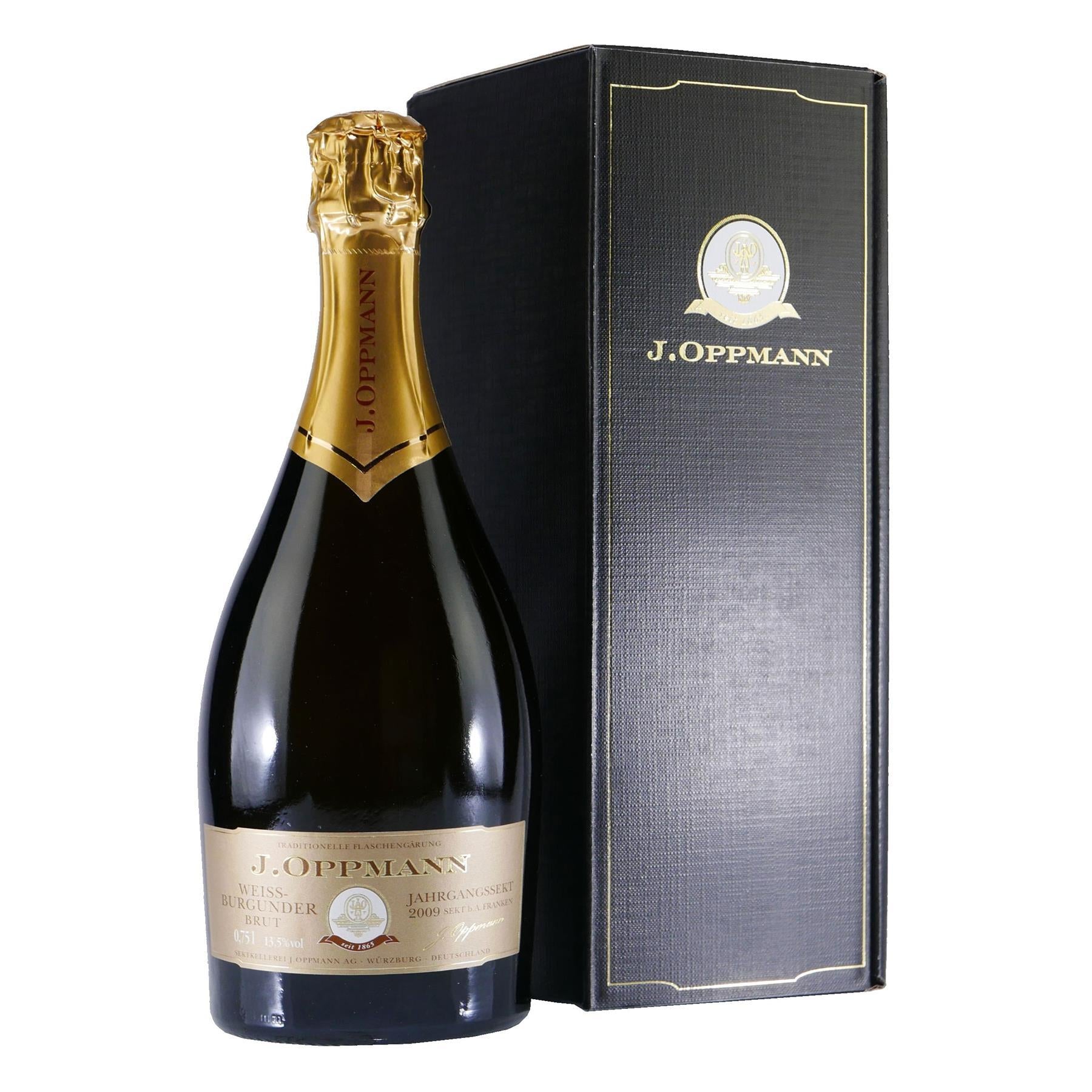 J.Oppmann Weißburgunder Brut JG. Sekt 2009 Flaschengärung