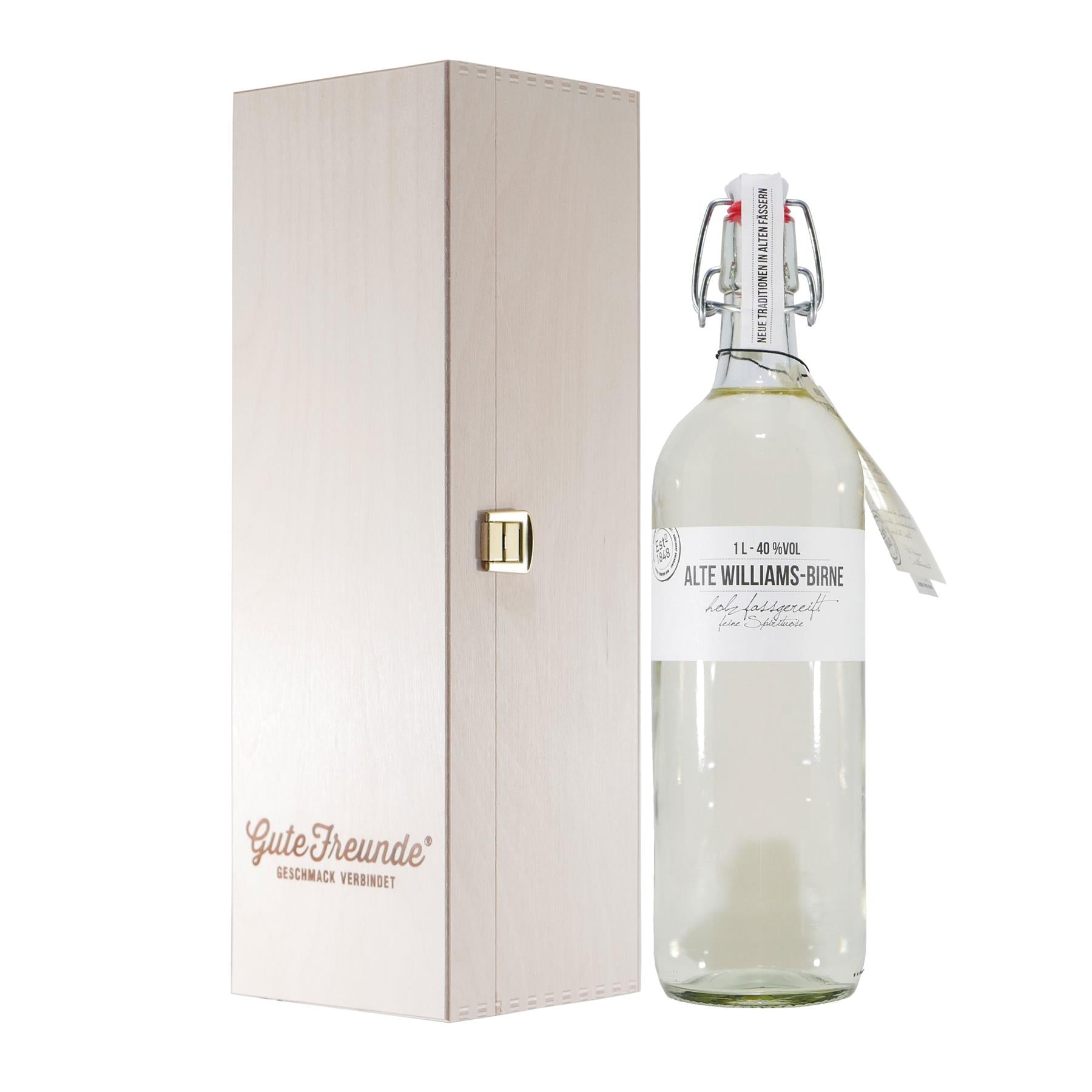 Birkenhof Alte Williams mit Geschenk-Holzkiste