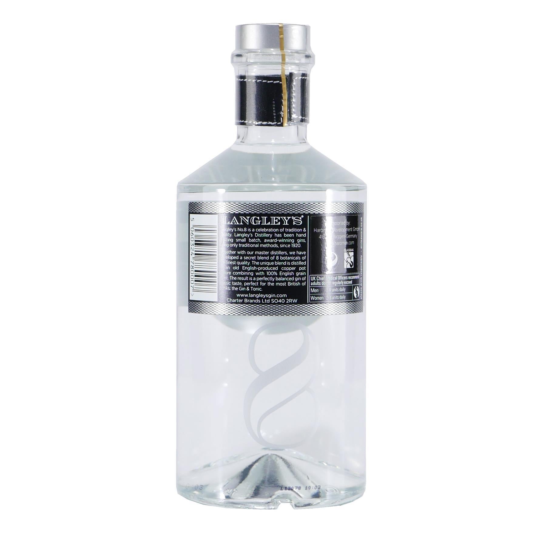 Langley's No. 8 Distilled London Gin mit Geschenk-HK