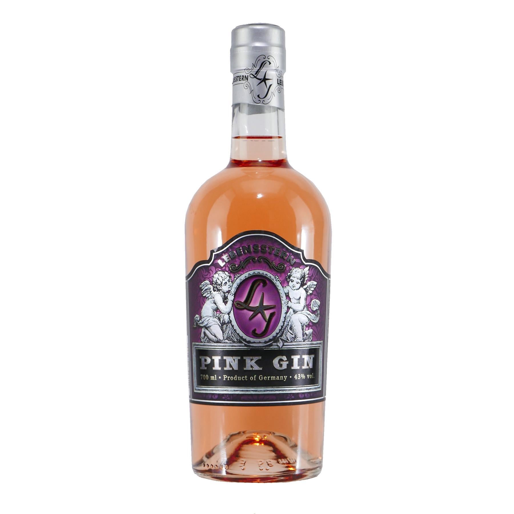 Lebensstern Superior Pink Gin mit Geschenk-HK