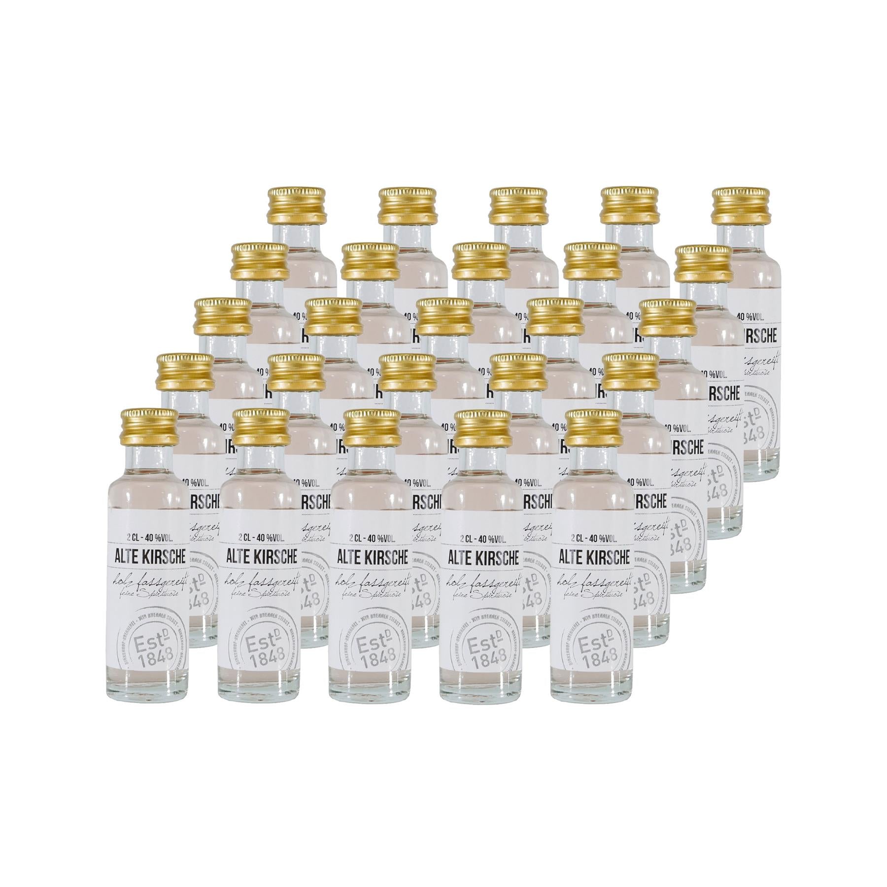 Birkenhof Alte Kirsche Obstbrand "Mini" (25 x 0,02L)