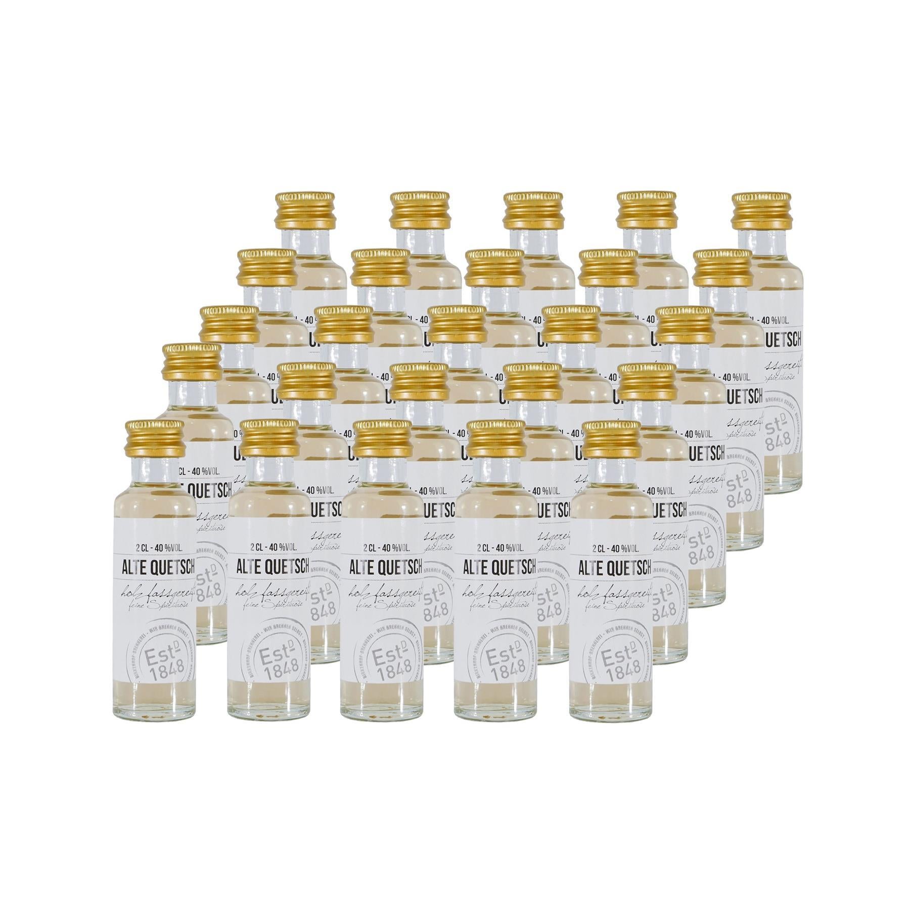 Birkenhof Alte Quetsch Obstbrand "Mini" (25 x 0,02L)