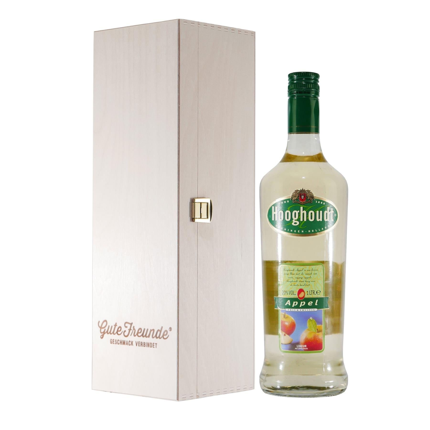 Hooghoudt Appel mit Geschenk-Holzkiste