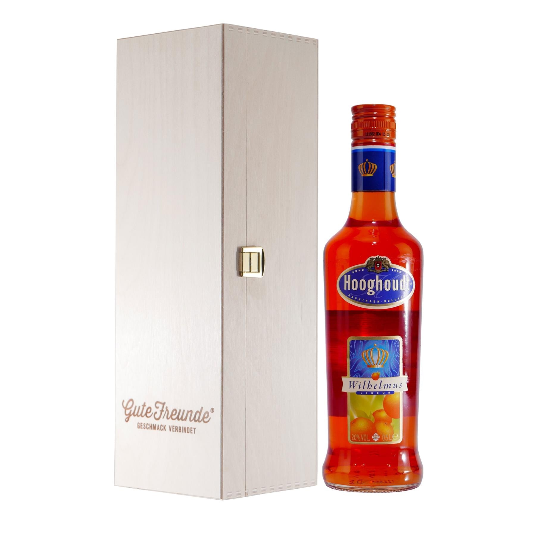 Hooghoudt Wilhelmus Orange Liqueur mit Geschenk-HK