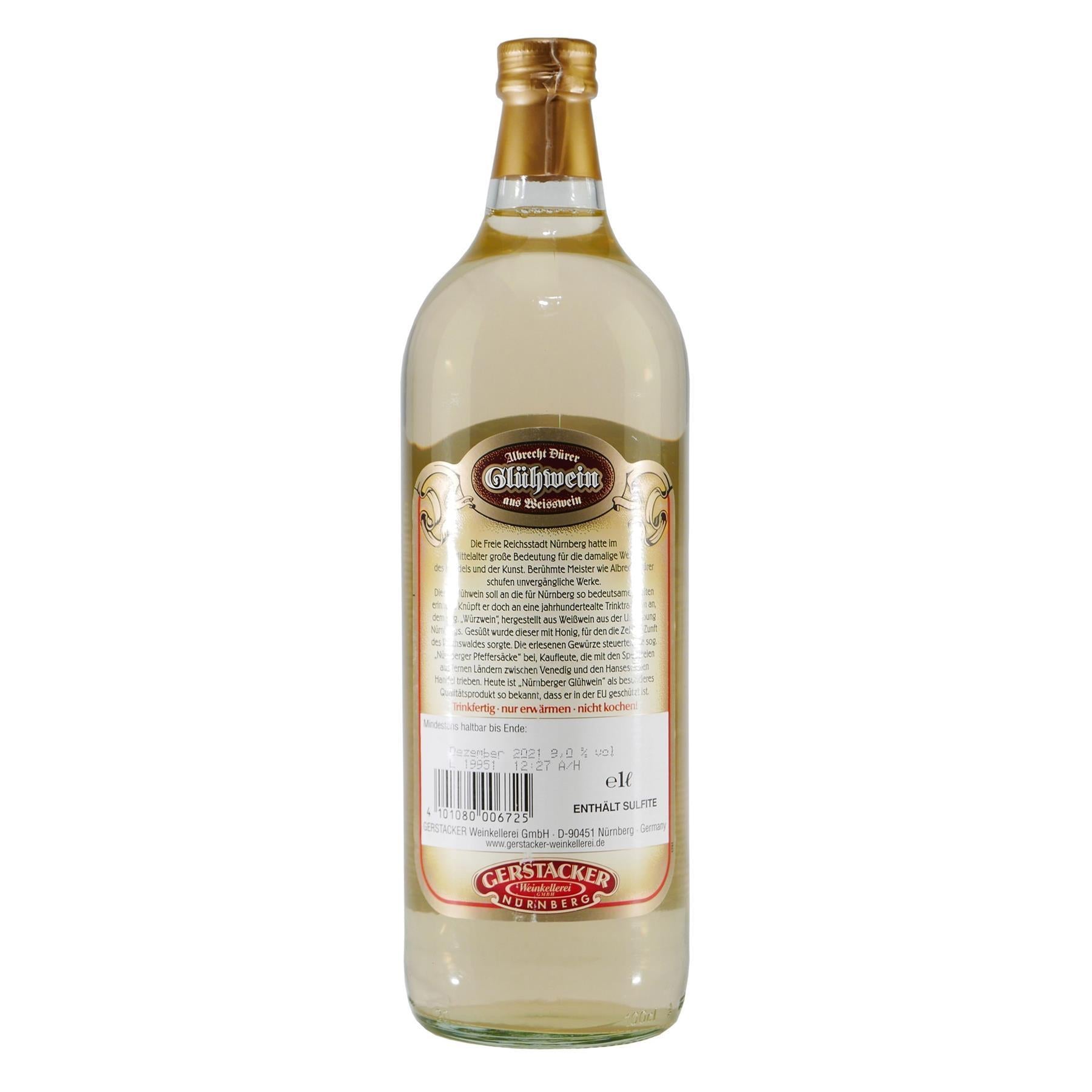 Albrecht Dürer Glühwein aus Weißwein (6 x 1,0L)