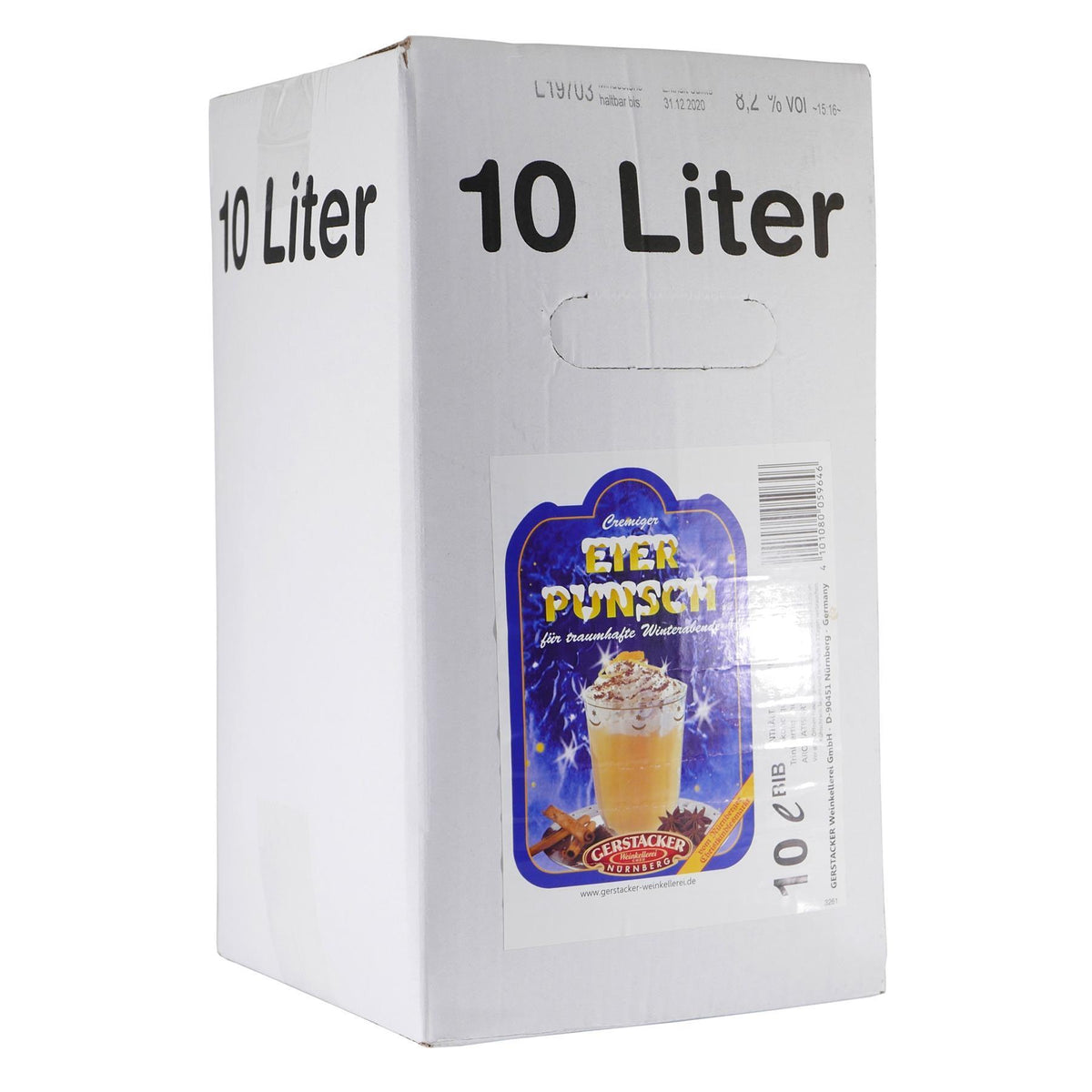 Gerstacker Cremiger Eier-Punsch 10L BIB