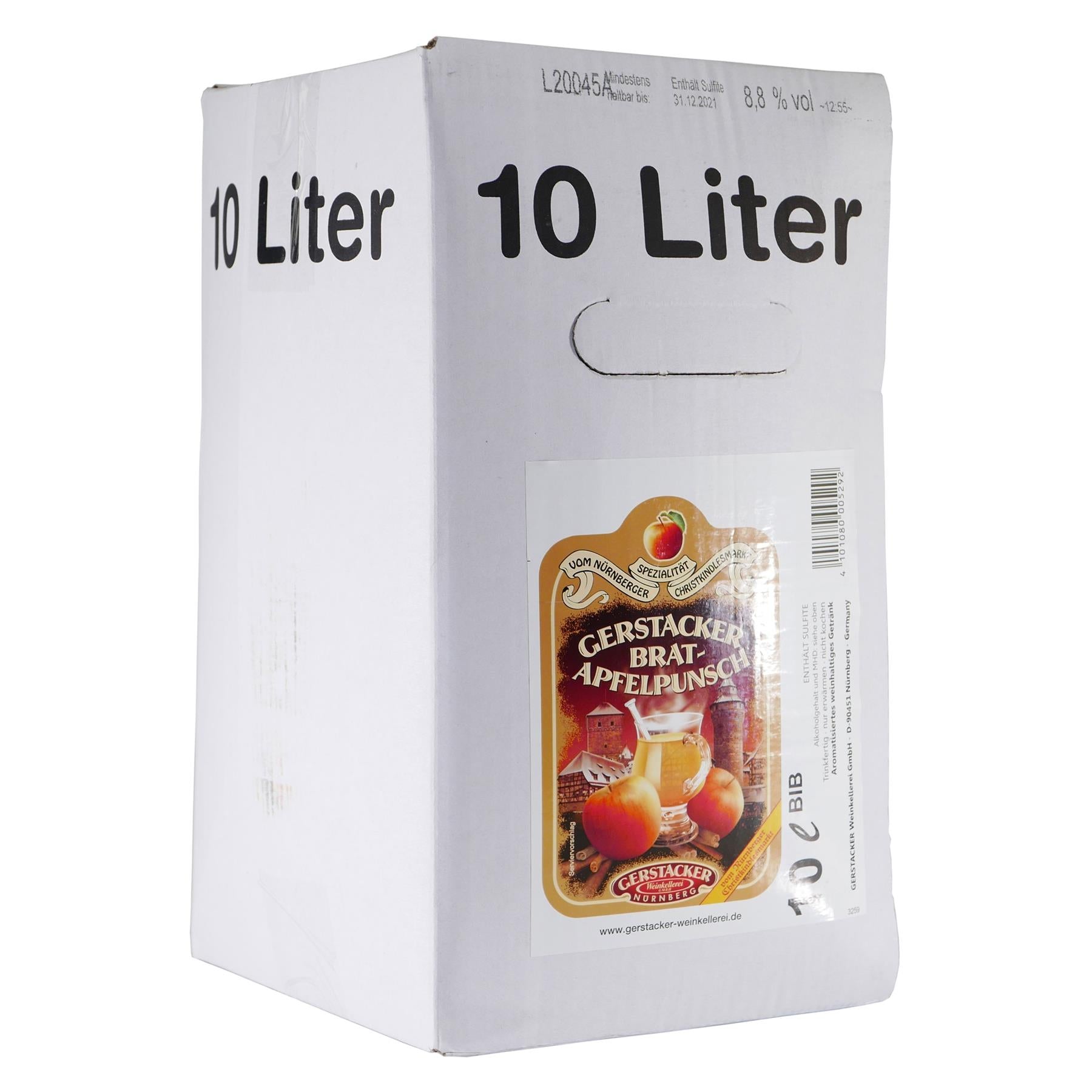 Gerstacker Bratapfel-Punsch 10L BIB