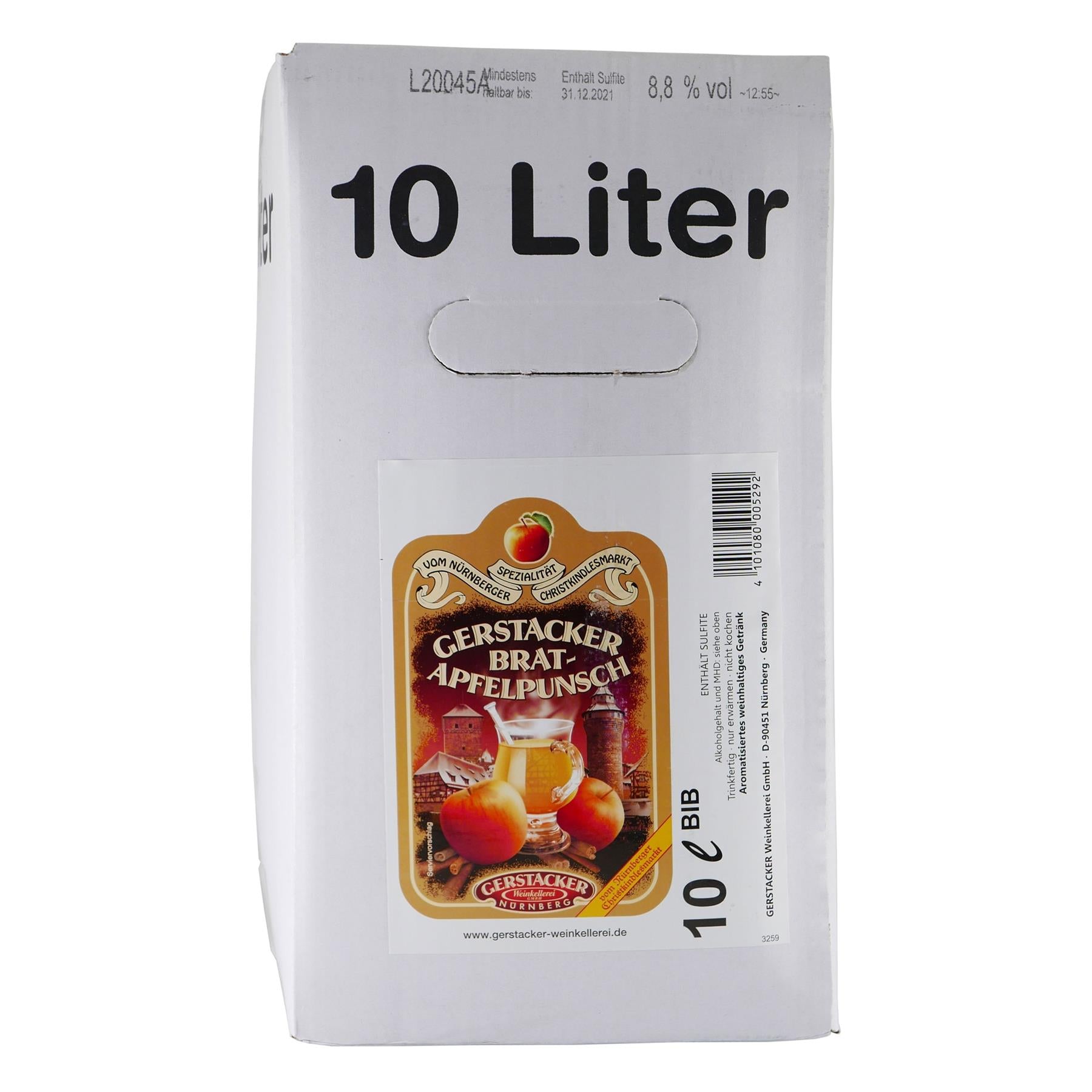 Gerstacker Bratapfel-Punsch 10L BIB