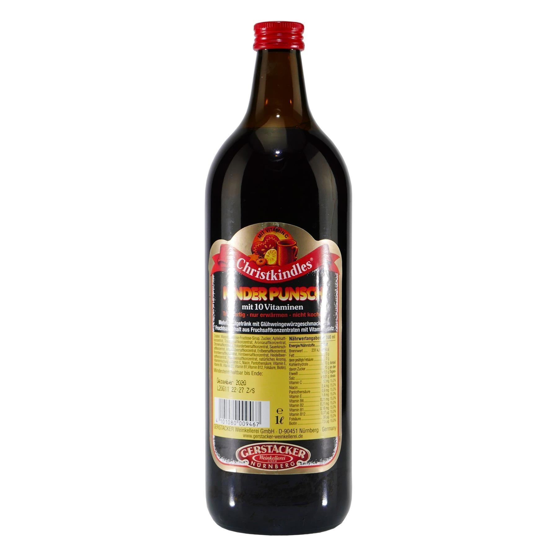 Gerstacker Christkindles Kinderpunsch (6 x 1,0L)