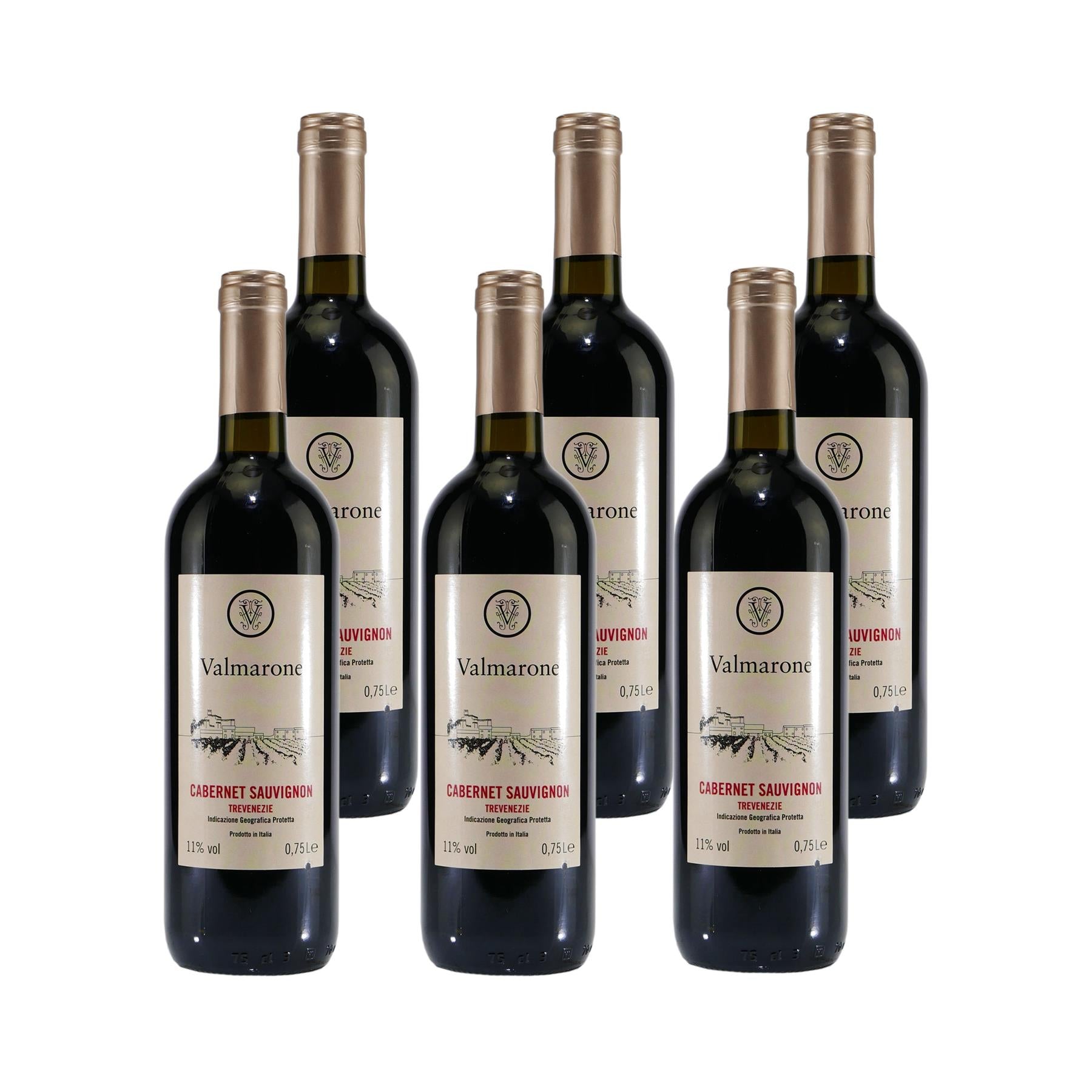 Valmarone Cabernet Sauvignon IGP Rotwein (6 x 0,75L)