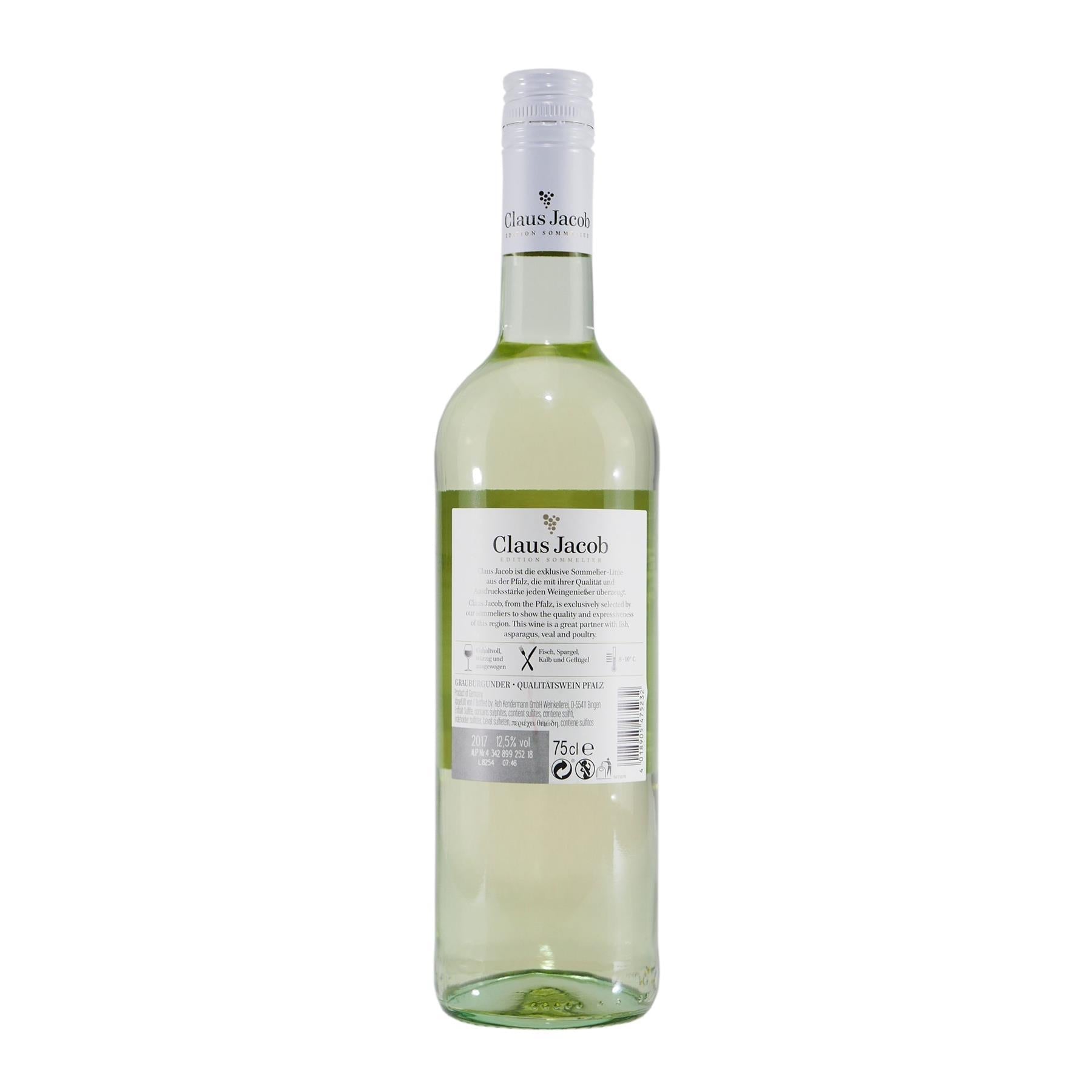 Claus Jacob Grauburgunder Qualitätswein (6 x 0,75L)