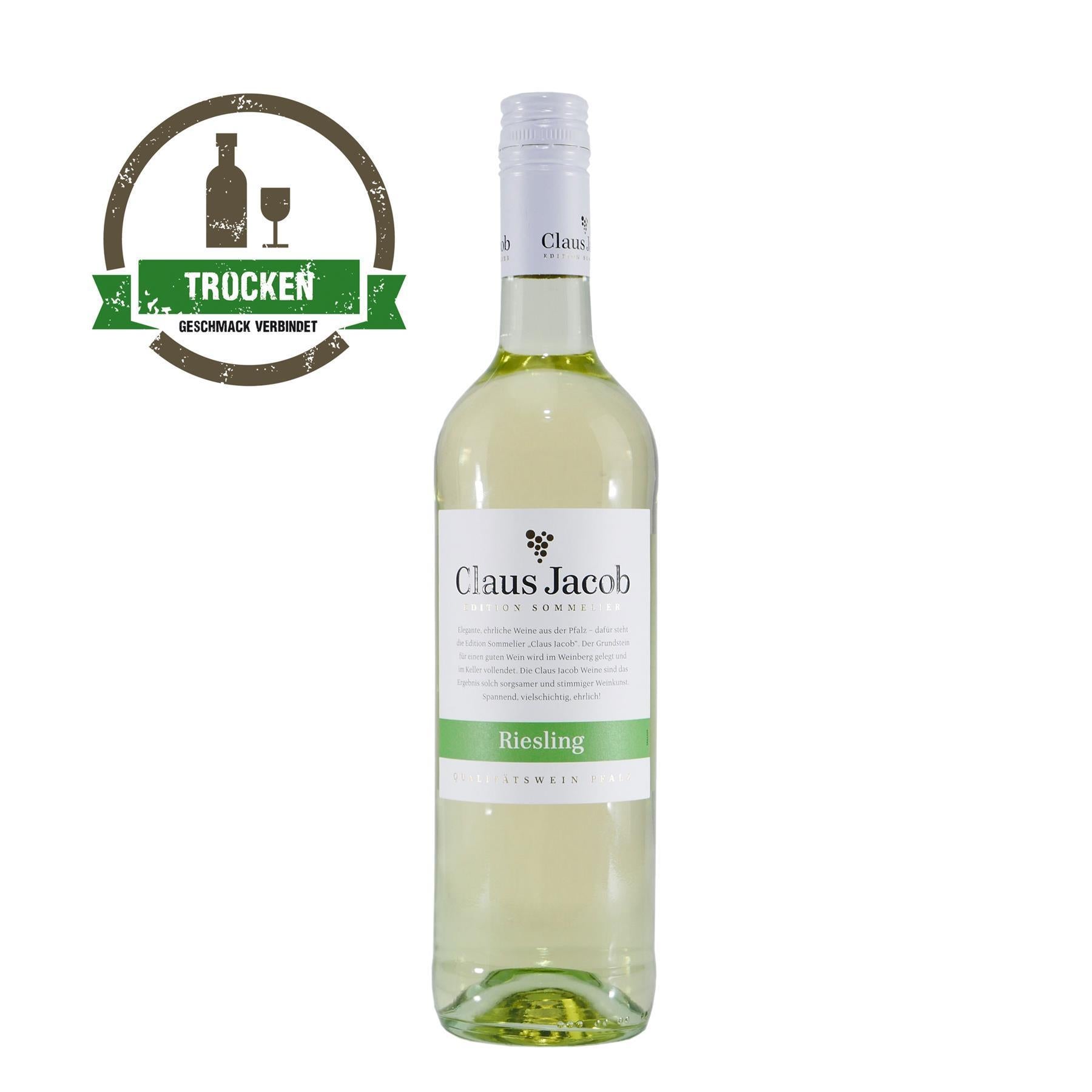 Claus Jacob Riesling Qualitätswein (6 x 0,75L)