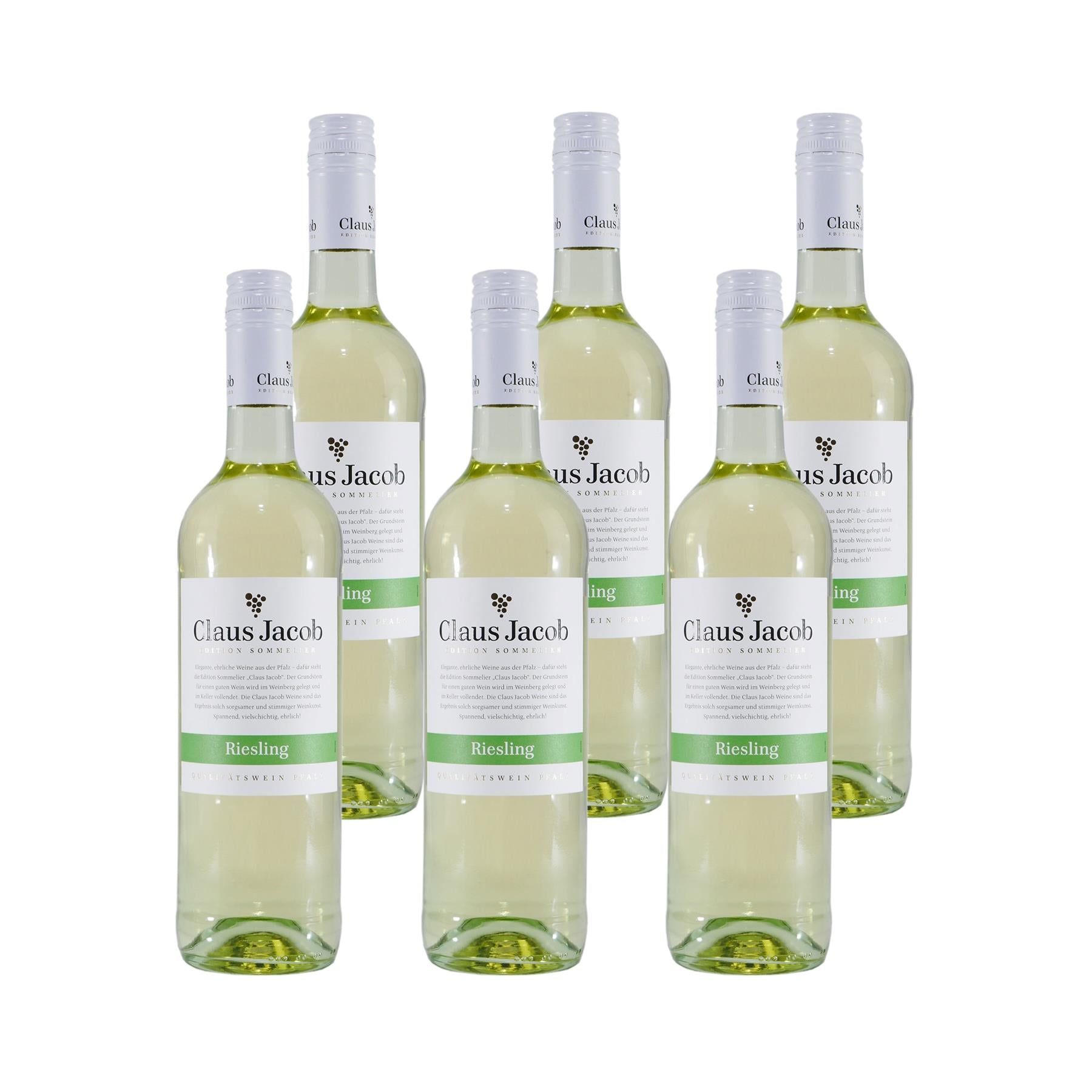 Claus Jacob Riesling Qualitätswein (6 x 0,75L)