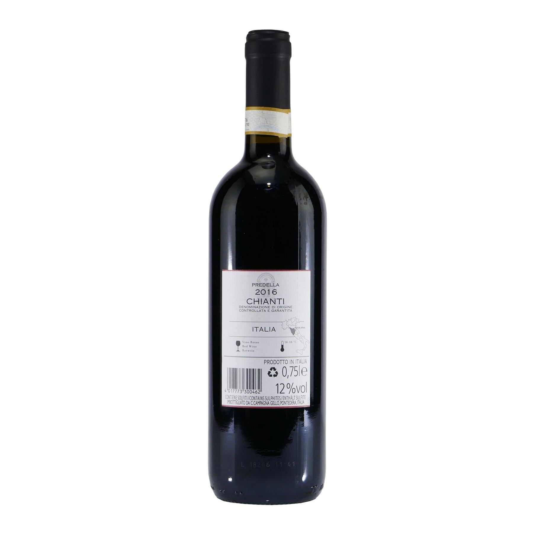 Predella Chianti DOCG Rotwein -trocken- (6 x 0,75L)