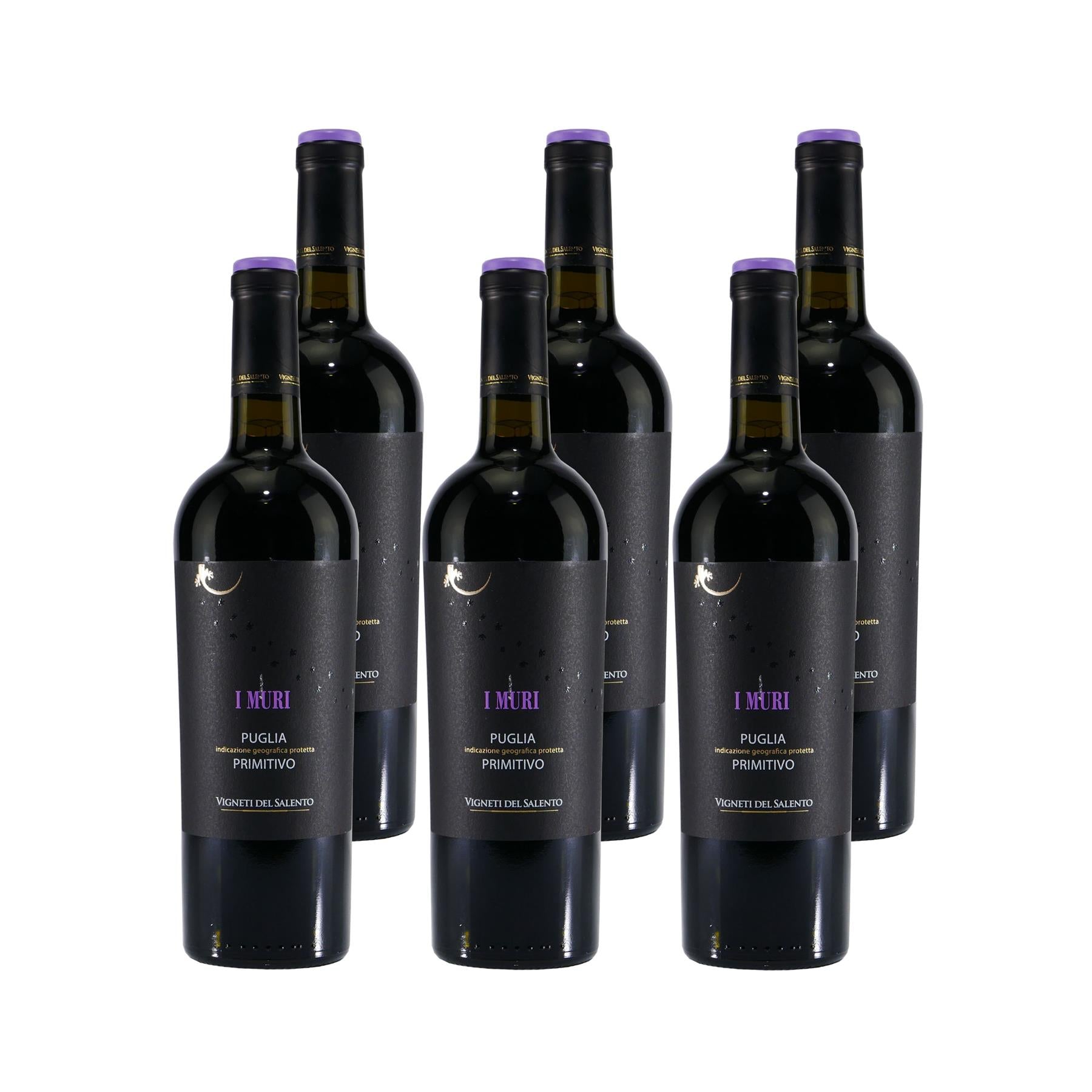 I Muri Primitivo Puglia IGP Roter Landwein (6x 0,75L)