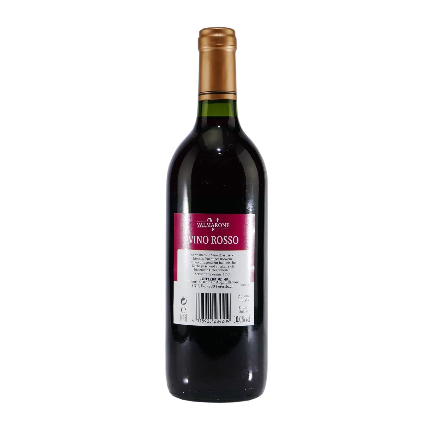 Valmarone Vino Rosso - Italienischer Rotwein (6x0,75L)