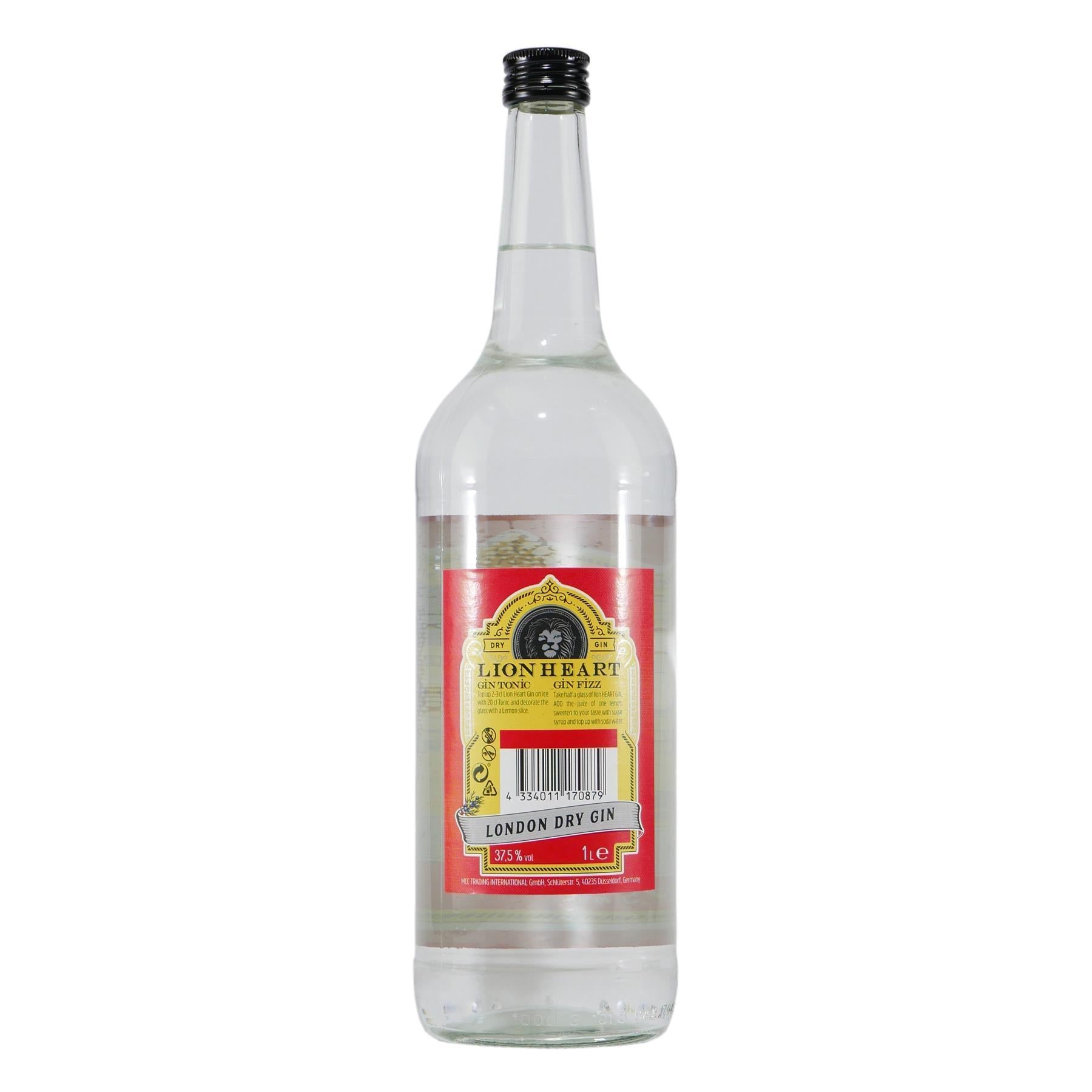 Lion Heart Gin mit Geschenk-Holzkiste
