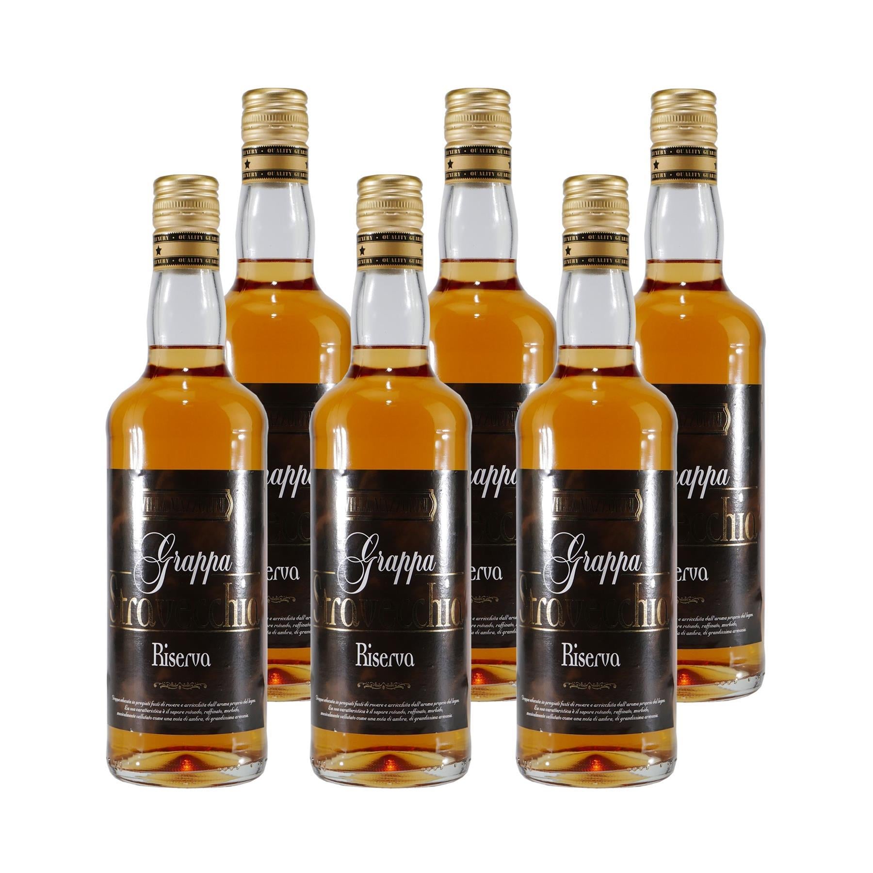 Villa Mazzolini Grappa Stravecchia Riserva (6 x 0,7L)