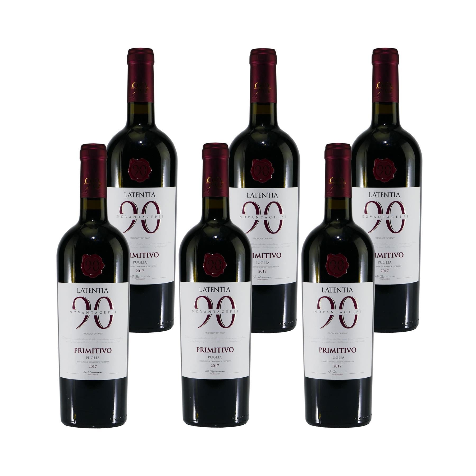 Latentia Novantaceppi Primitivo IGT -halbtrocken- (6 x 0,75L)