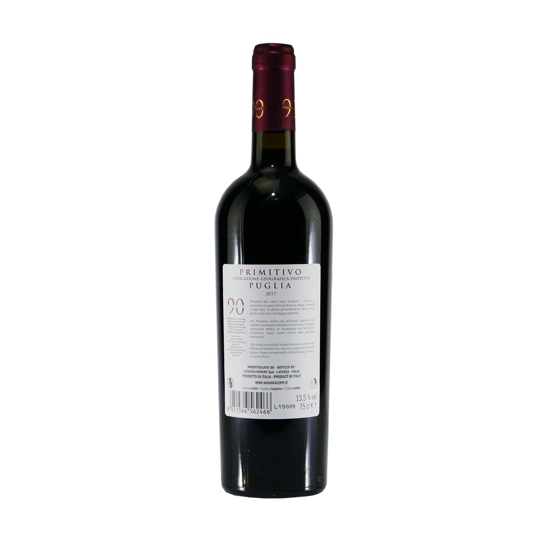 Latentia Novantaceppi Primitivo IGT -halbtrocken- (6 x 0,75L)