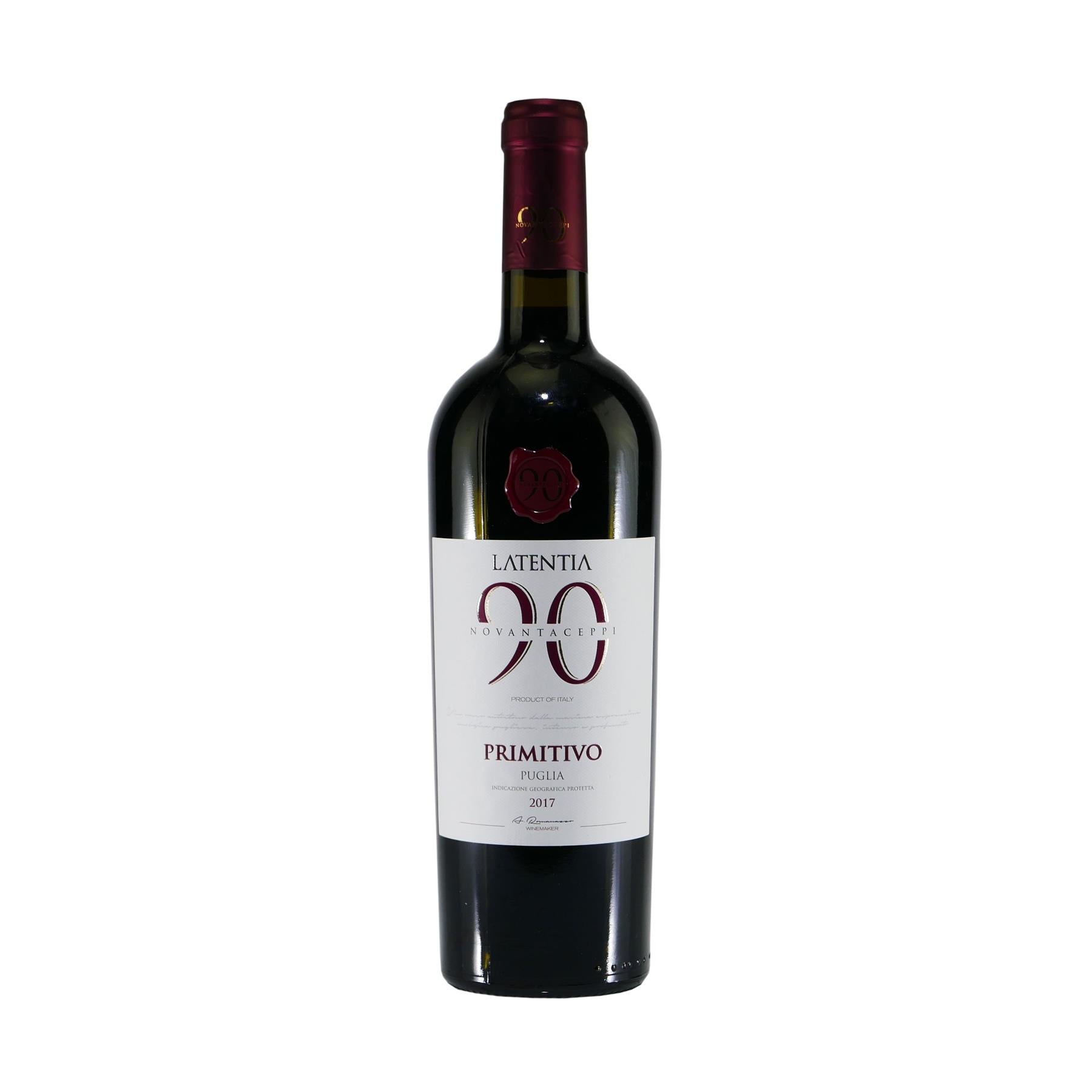 Latentia Novantaceppi Primitivo IGT -halbtrocken- (6 x 0,75L)