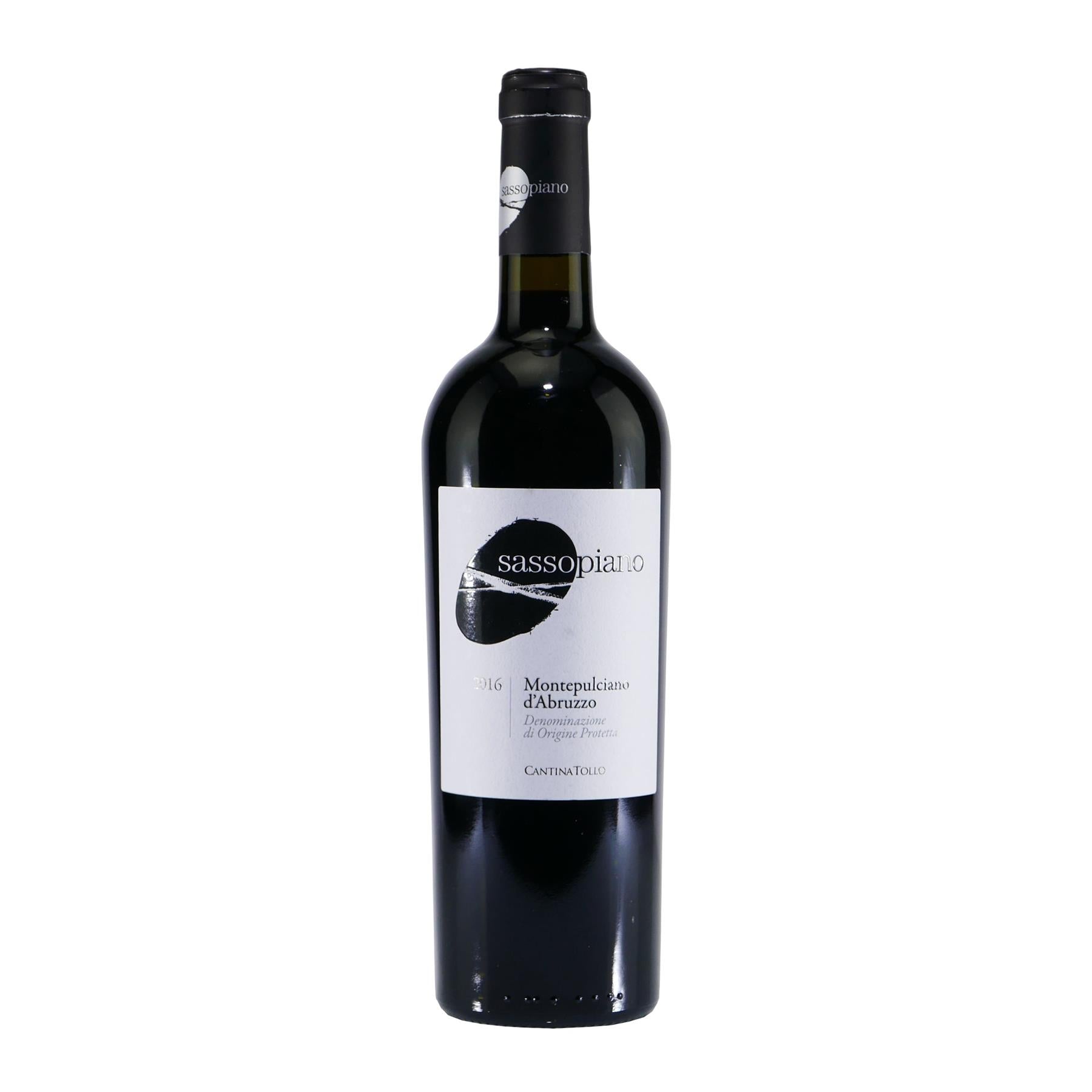 Sassopiano Montepulciano d'Abruzzo DOP Rotwein (6x0,75L)