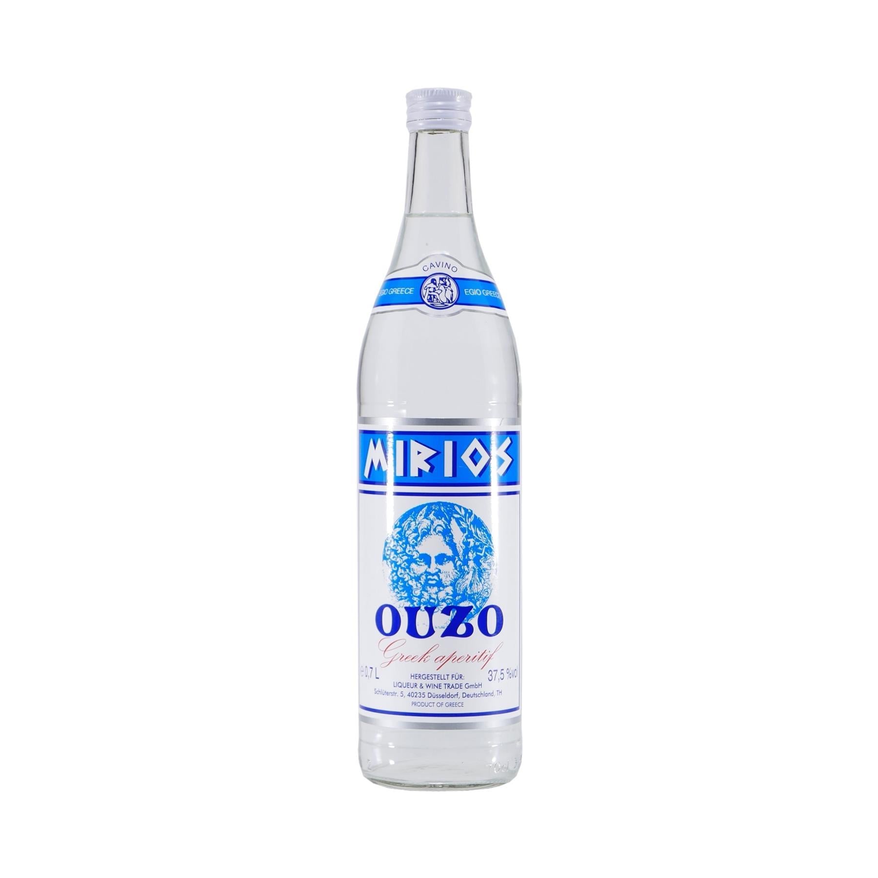 Mirios Ouzo - Greek Aperitif mit Geschenk-Holzkiste