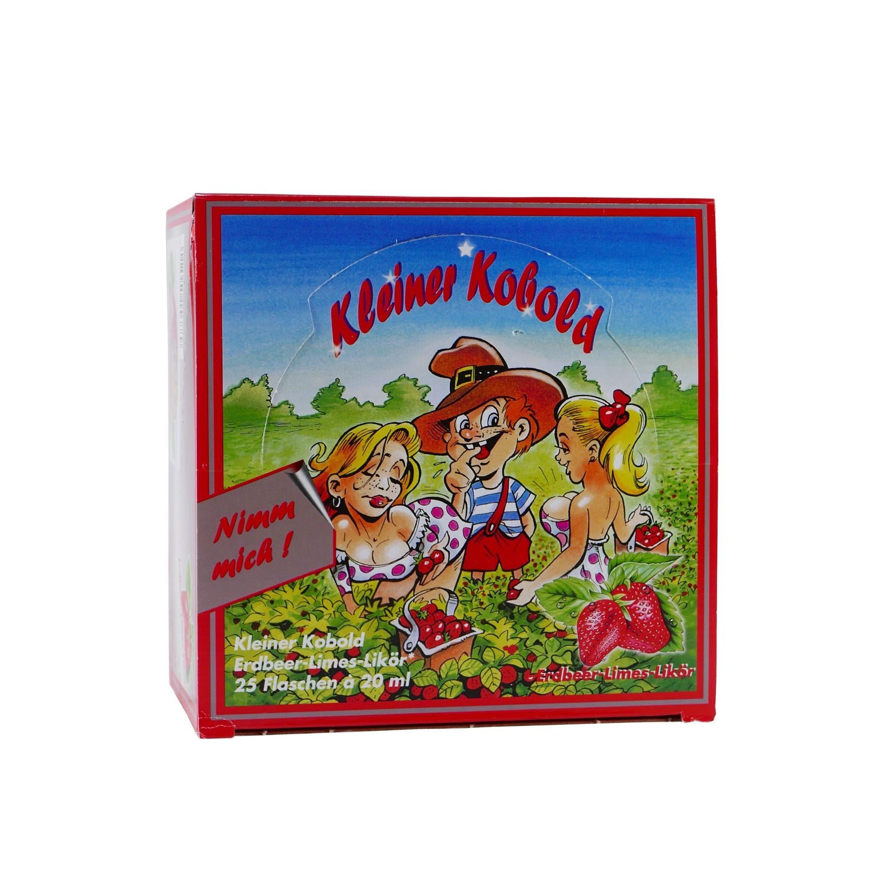 Kleiner Kobold Erdbeer-Limes-Likör (25 x 0,02L)