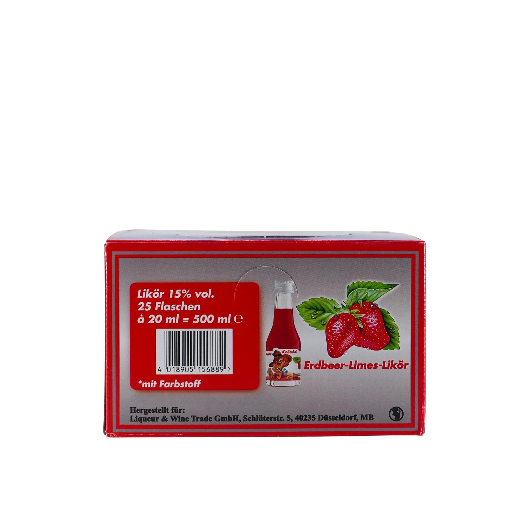 Kleiner Kobold Erdbeer-Limes-Likör (25 x 0,02L)