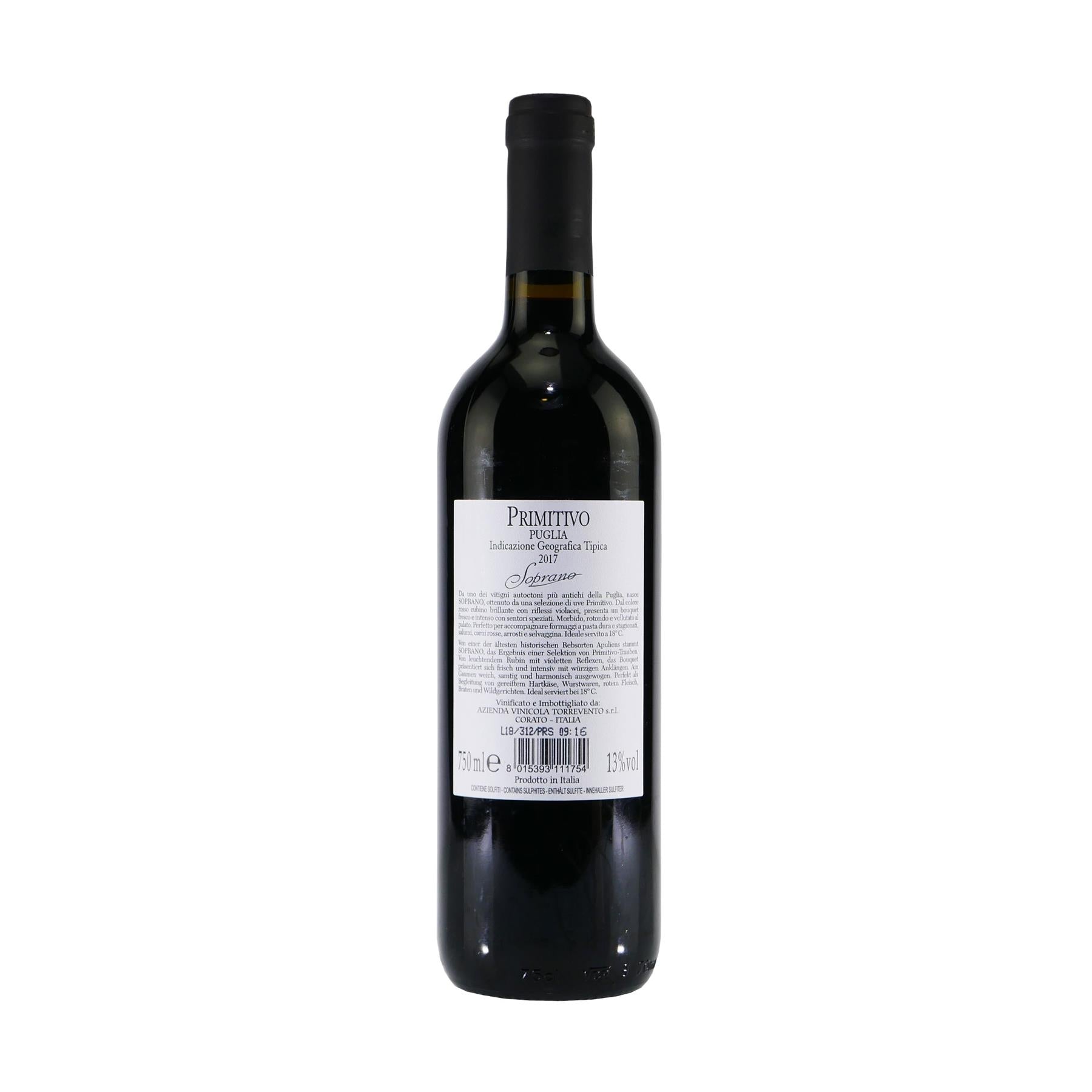Soprano Primitivo Puglia IGT (6 x 0,75L)