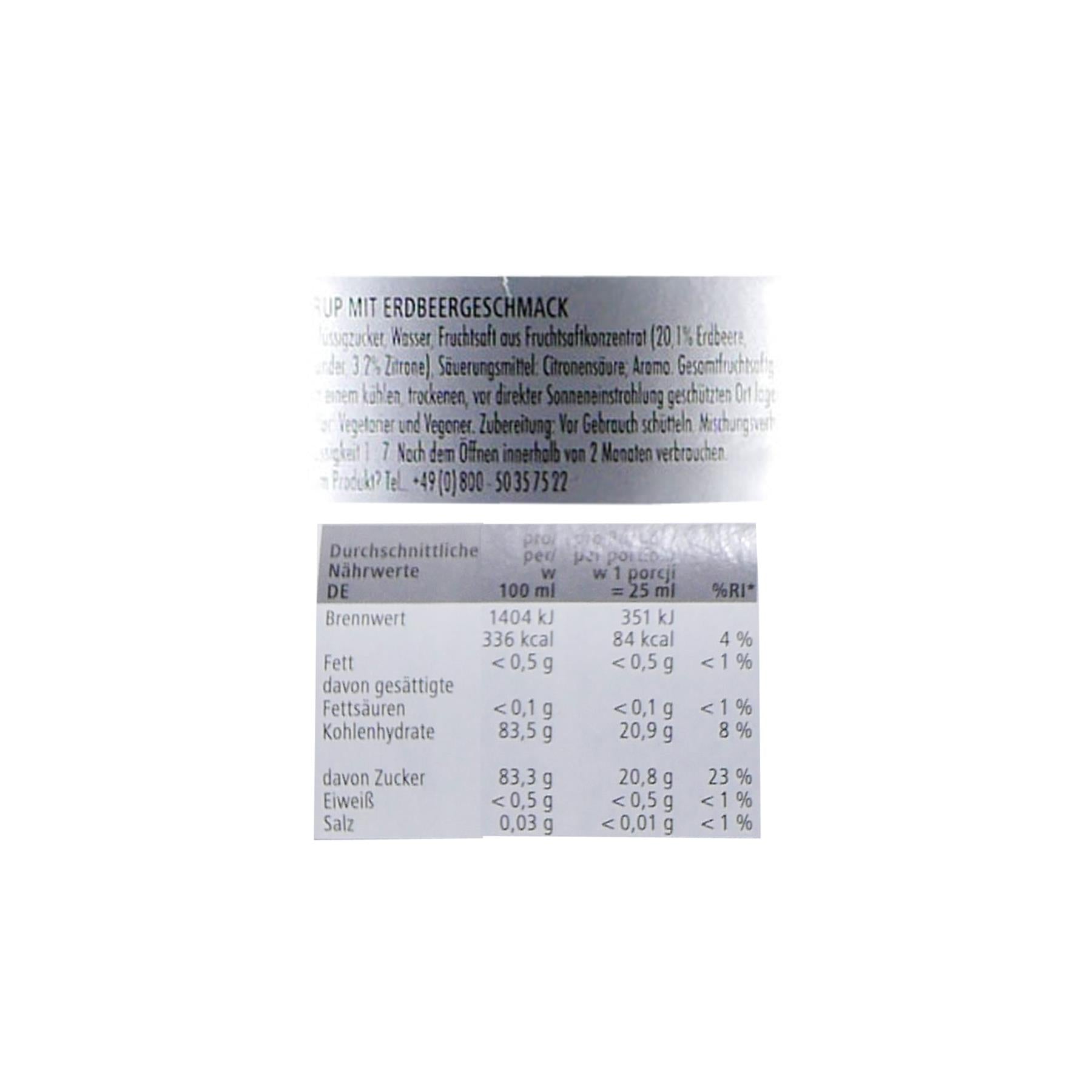 Rioba Strawberry (Erdbeer) Bar-Syrup (6 x 0,7L)