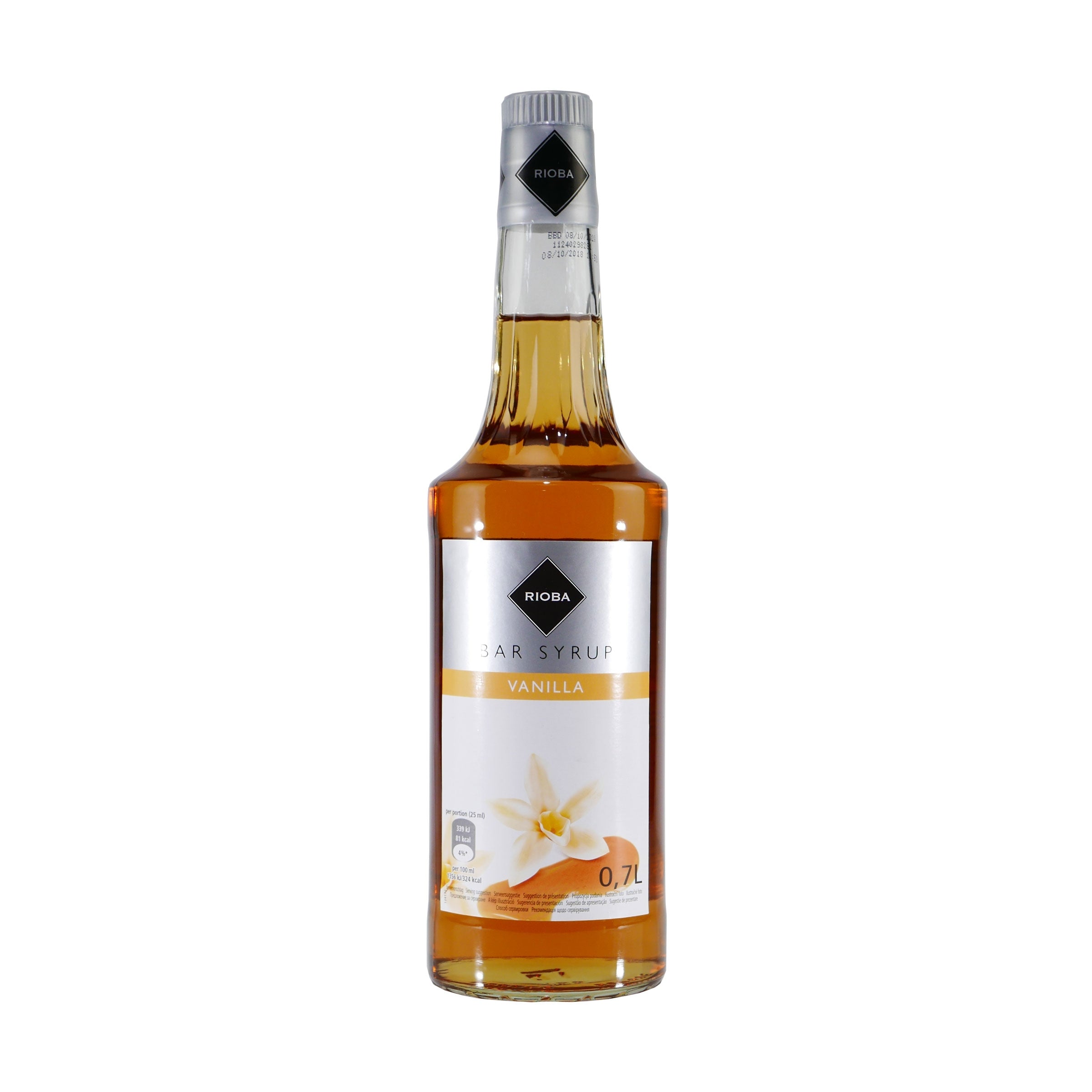 Rioba Vanilla (Vanille) Bar-Syrup-Getränkesirup