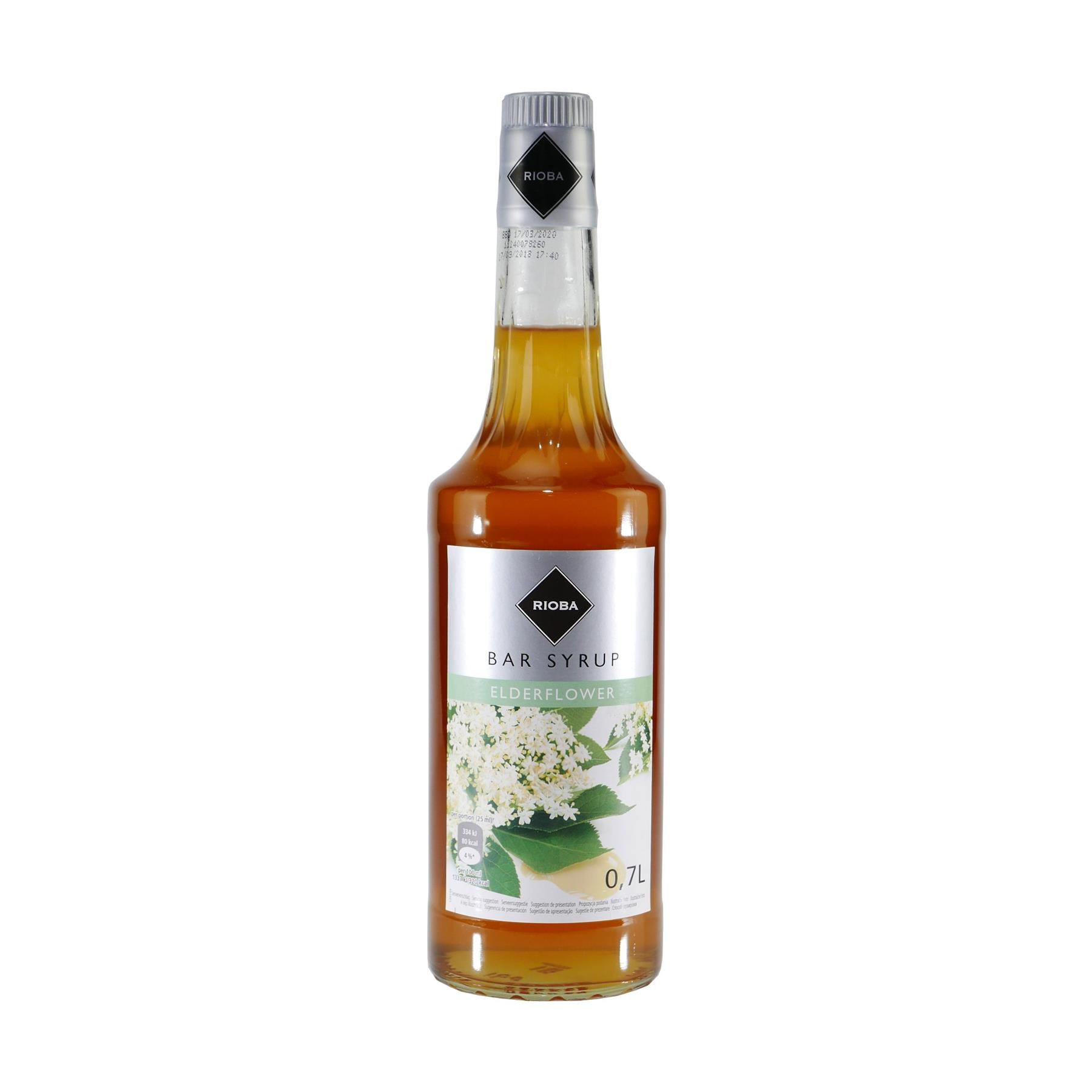 Rioba Holunderblüten Bar-Syrup-Getränkesirup