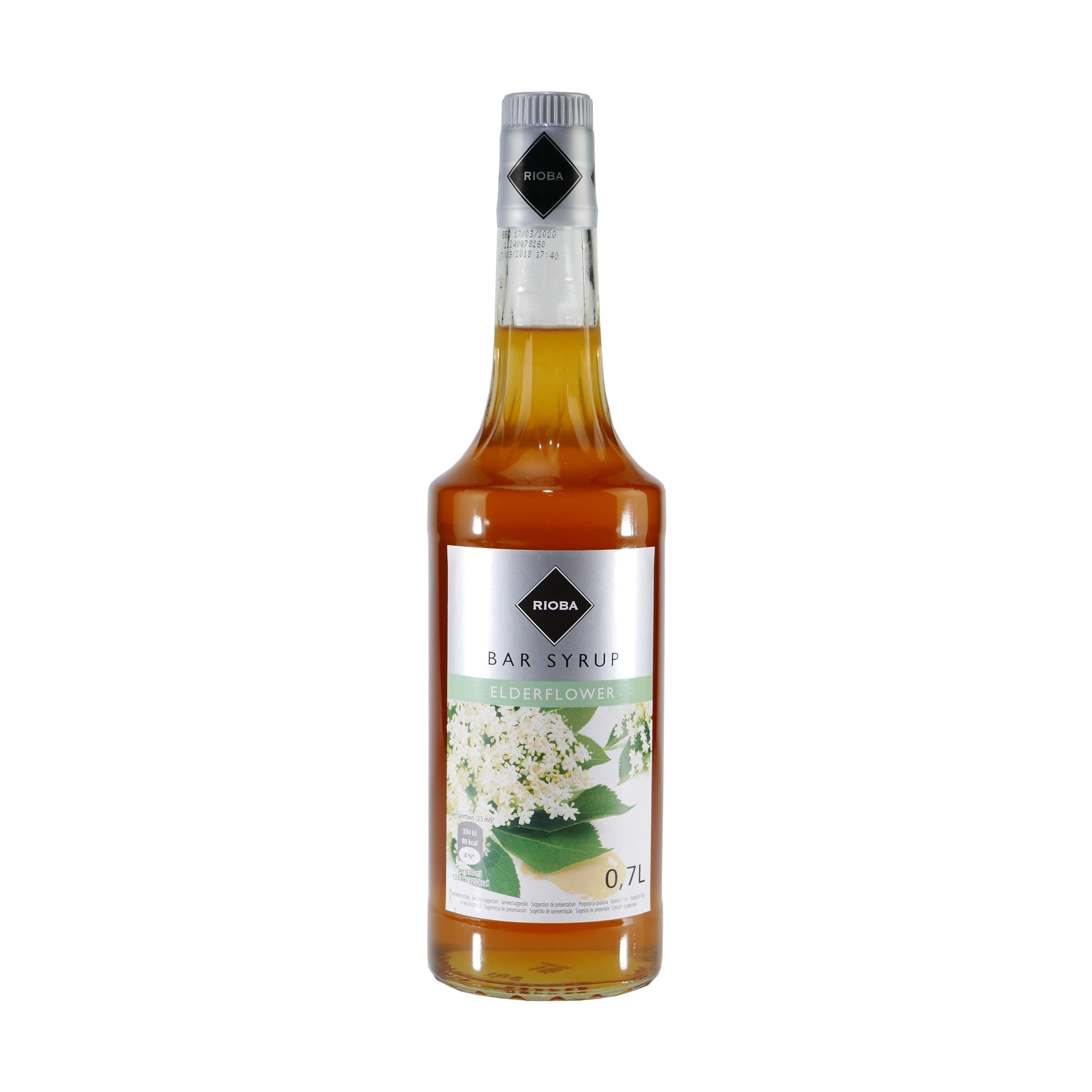 Rioba Holunderblüten Bar-Syrup-Getränkesirup