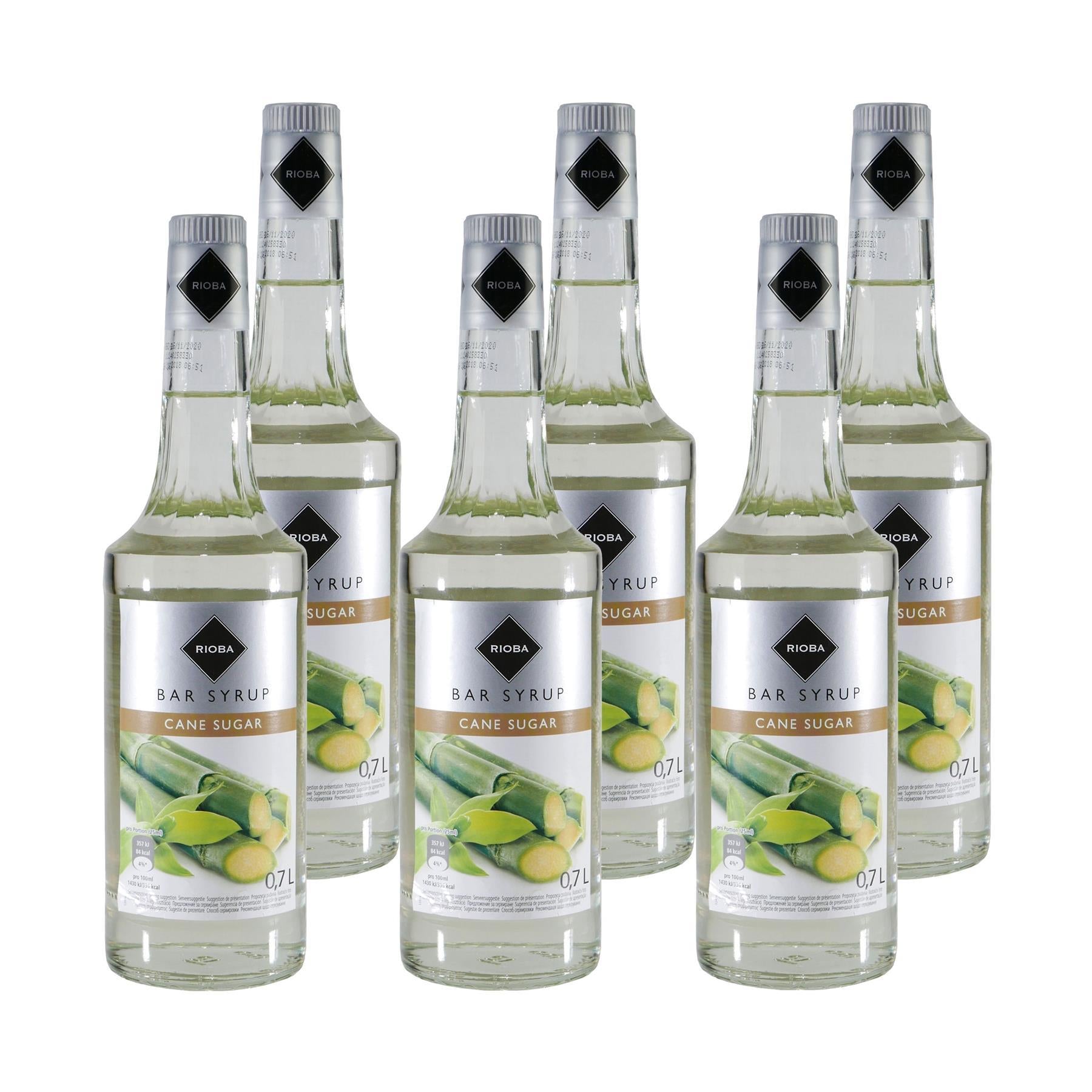 Rioba Rohrzucker Bar-Syrup (6 x 0,7L)