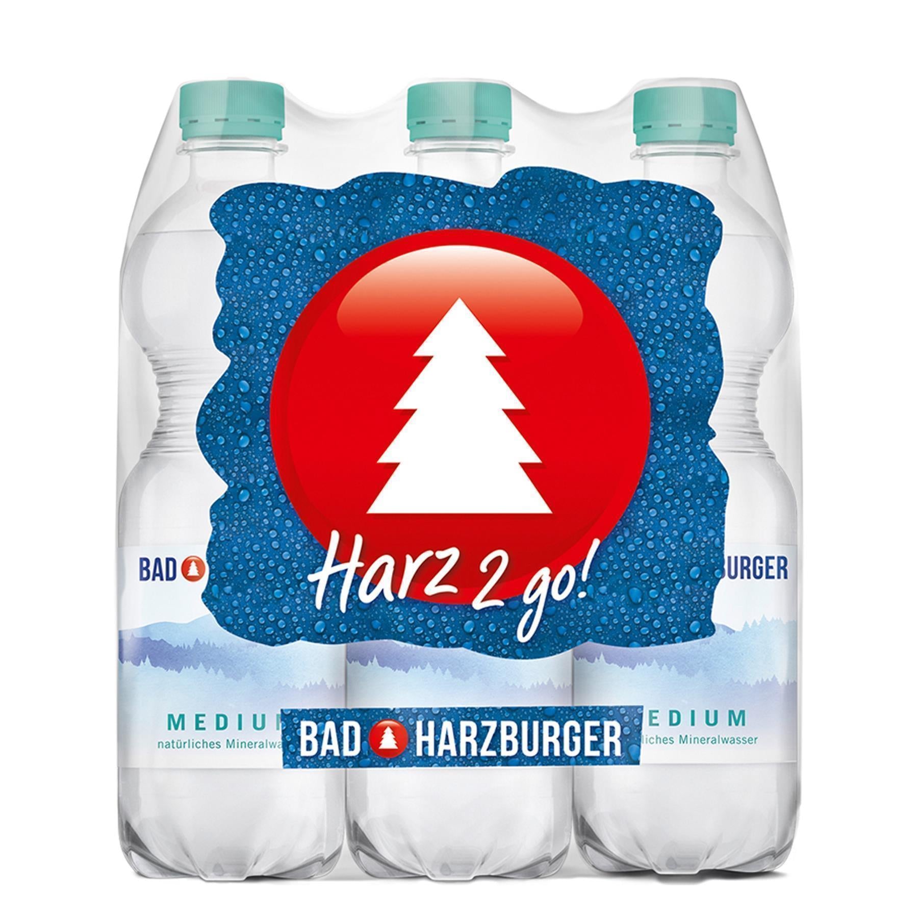 Bad Harzburger Mineralwasser -Medium- (18 x 0,5L) EINWEG