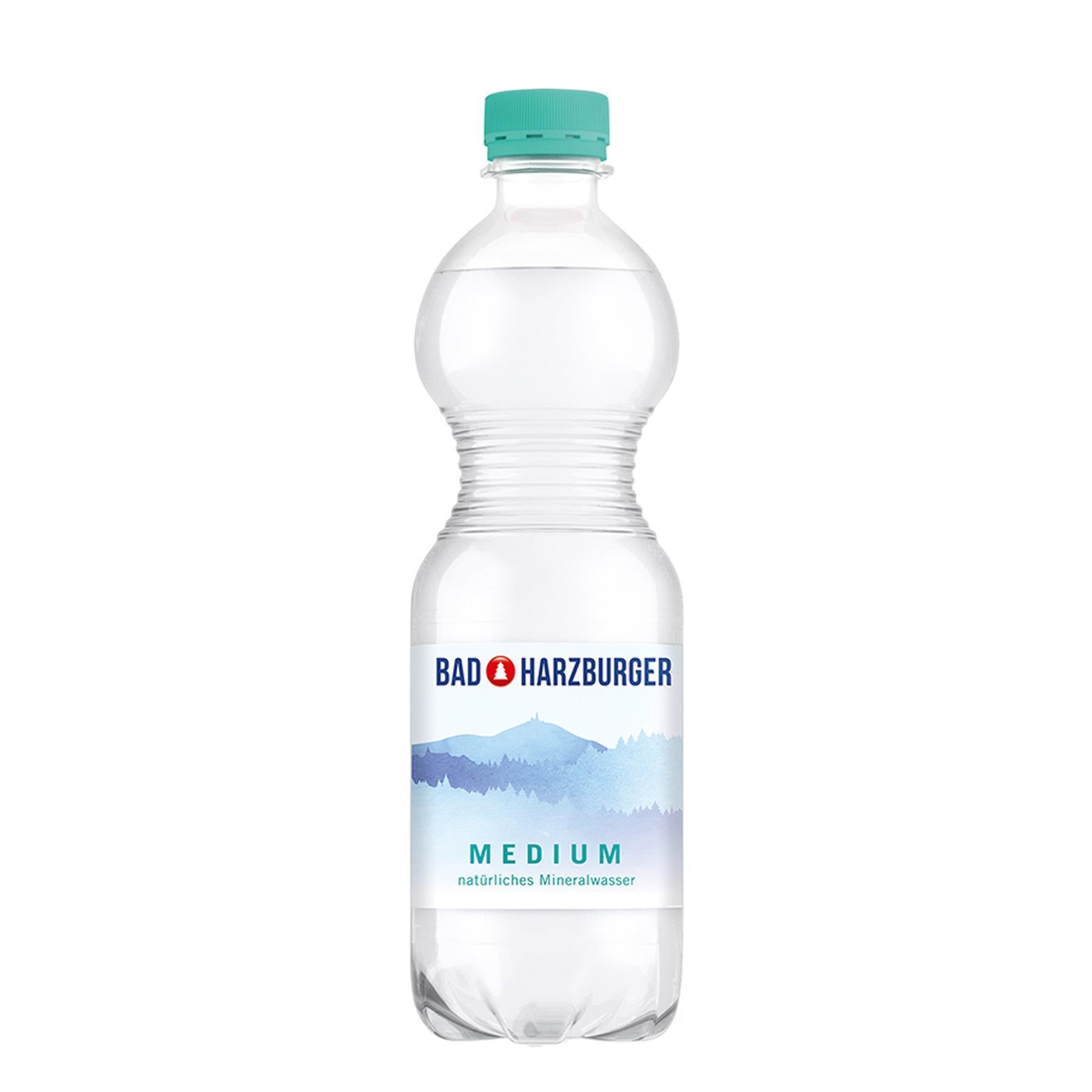 Bad Harzburger Mineralwasser -Medium- (18 x 0,5L) EINWEG