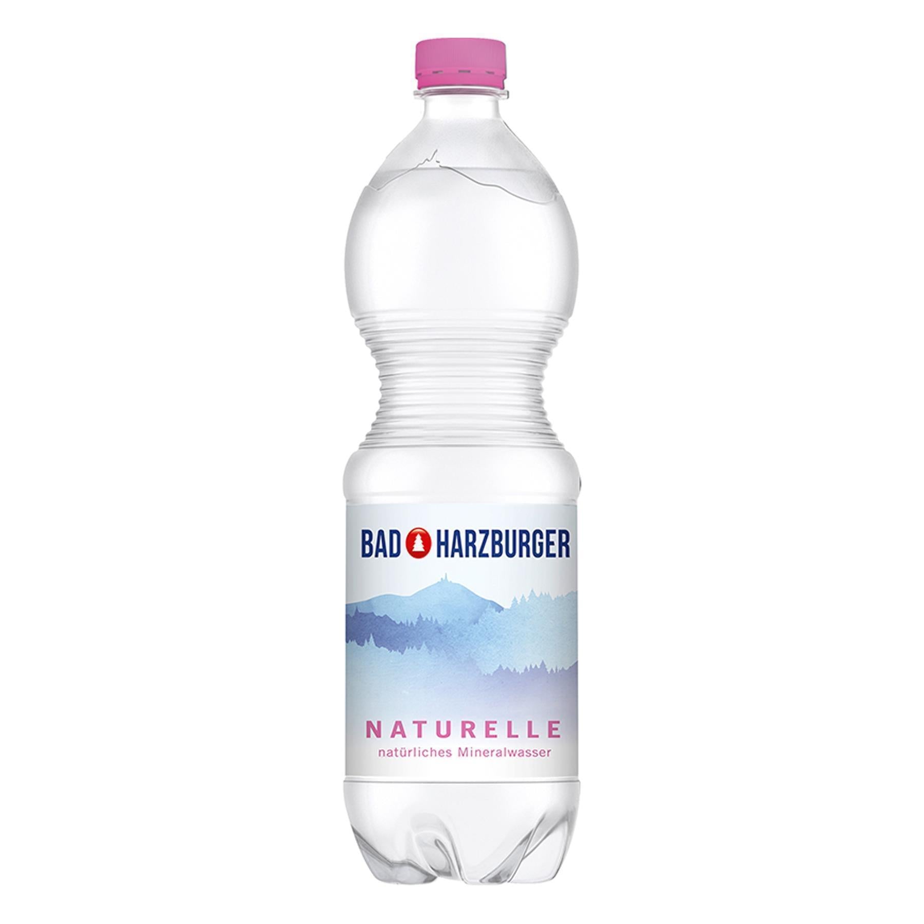Bad Harzburger Naturelle Mineralwasser (6 x 1,0L) EINWEG