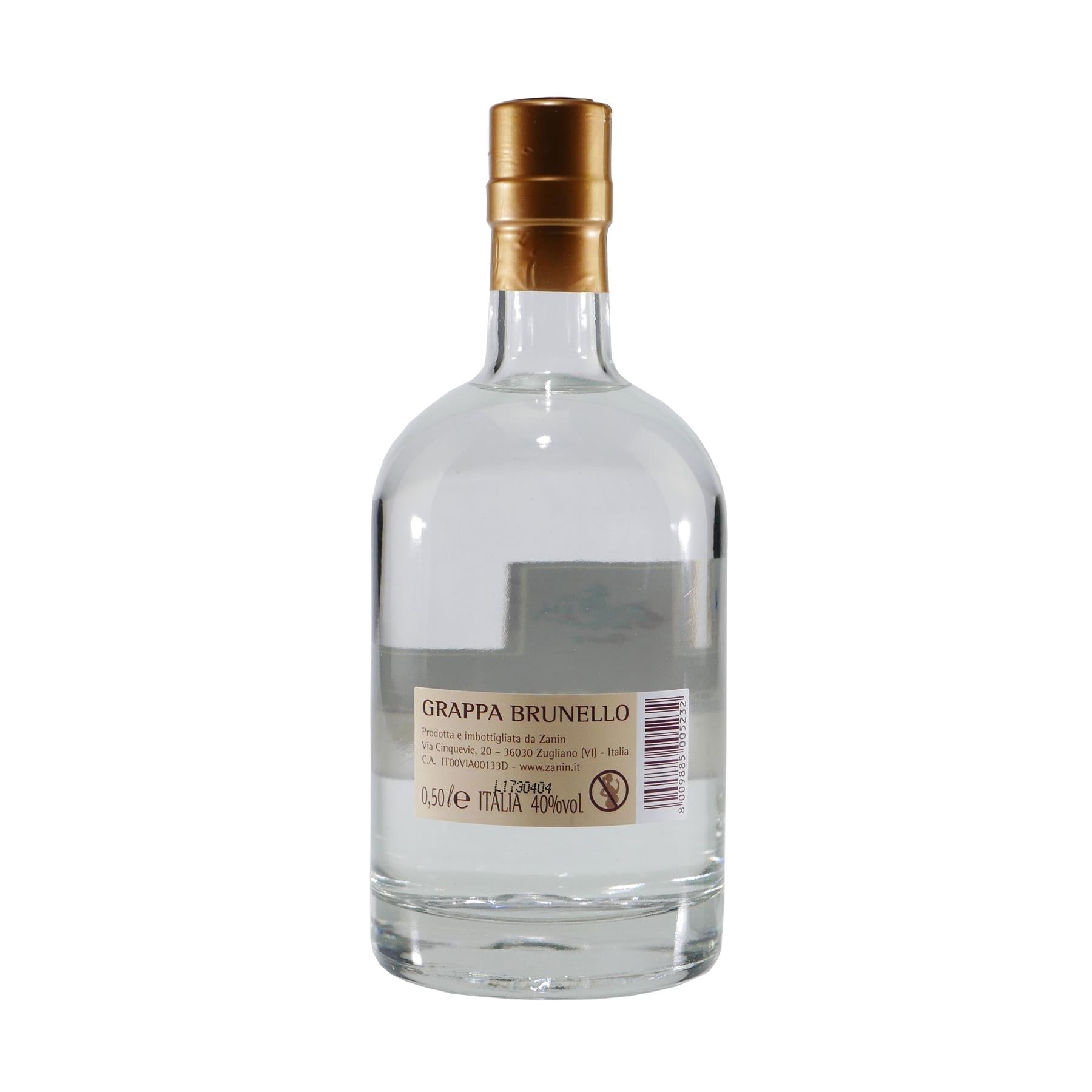 Zanin Grappa Brunello mit Geschenk-Holzkiste