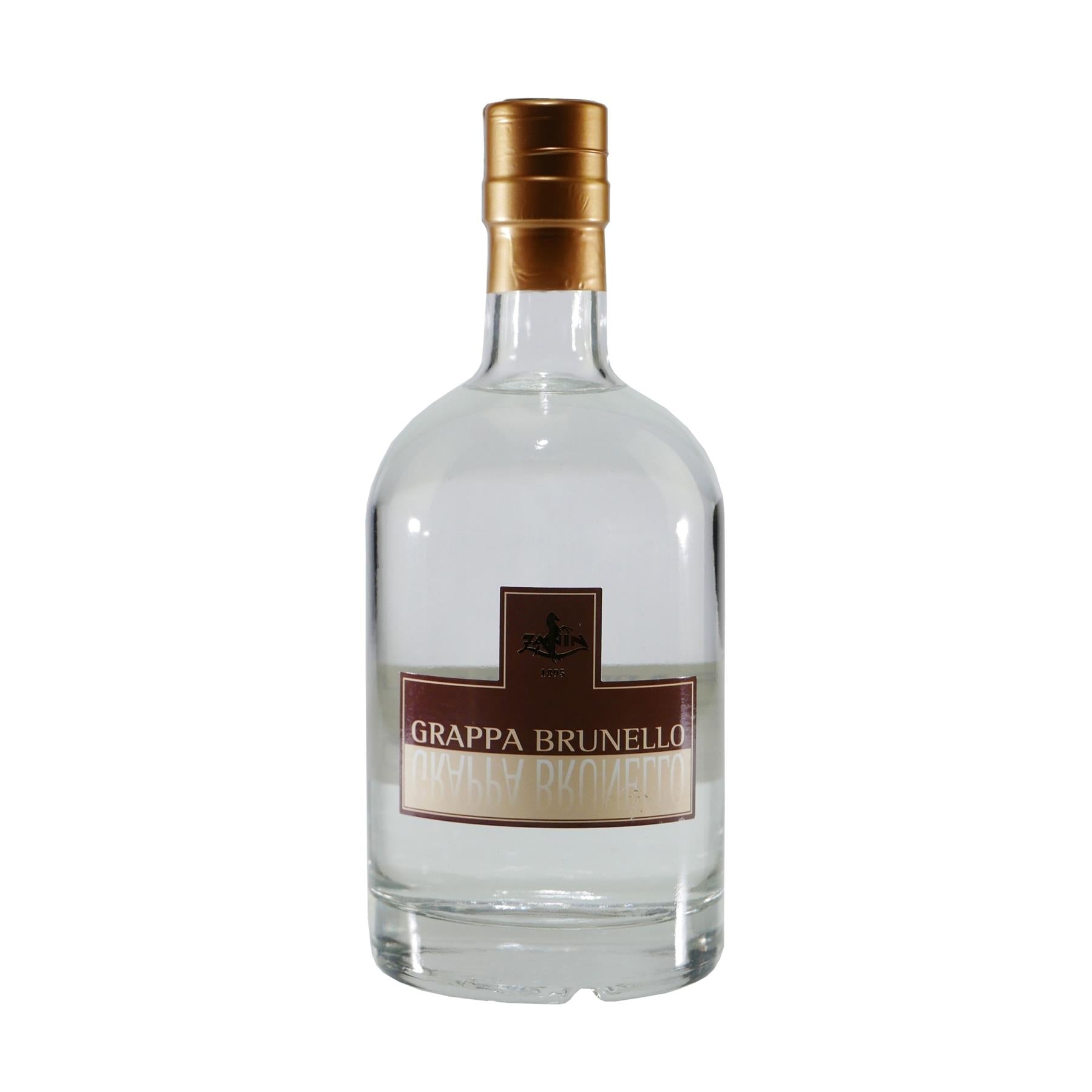 Zanin Grappa Brunello mit Geschenk-Holzkiste