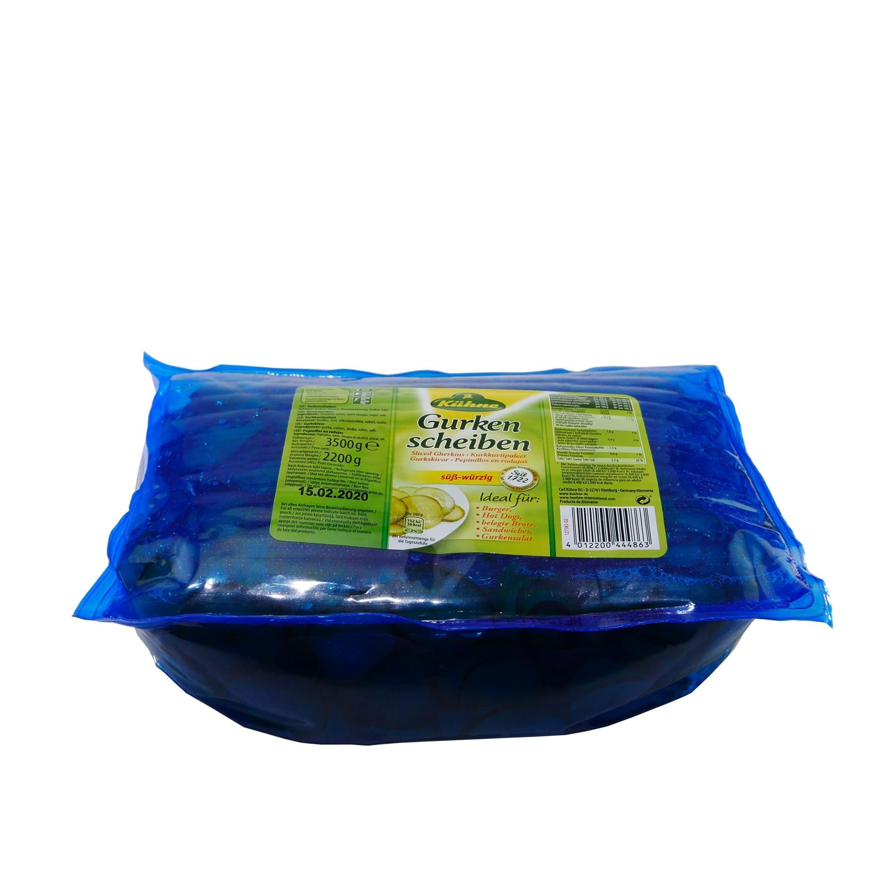 Kühne Gurkenscheiben Polybag 3,5KG