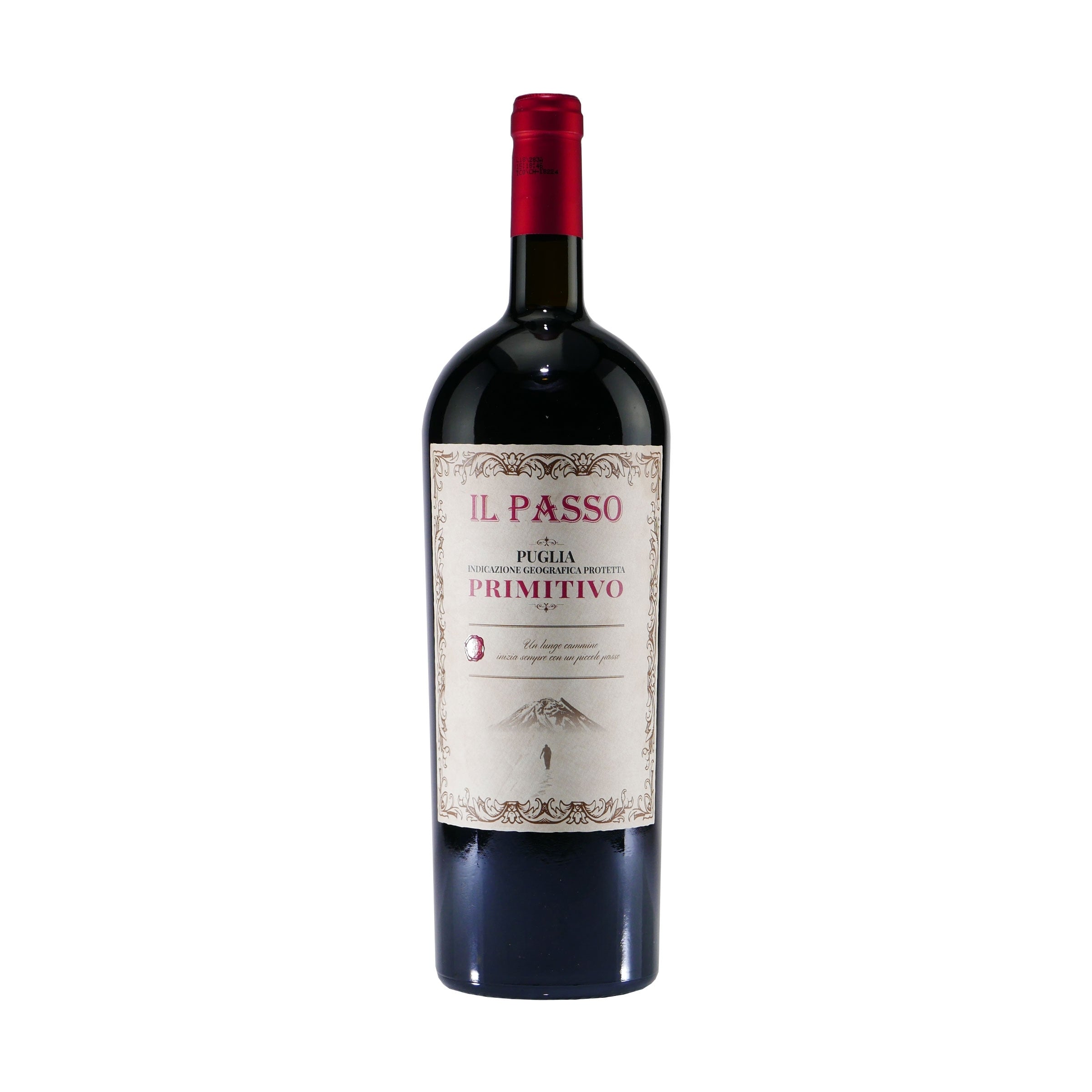 IL PASSO Primitivo Puglia IGP - Italienischer Rotwein (6 x 1,5L)