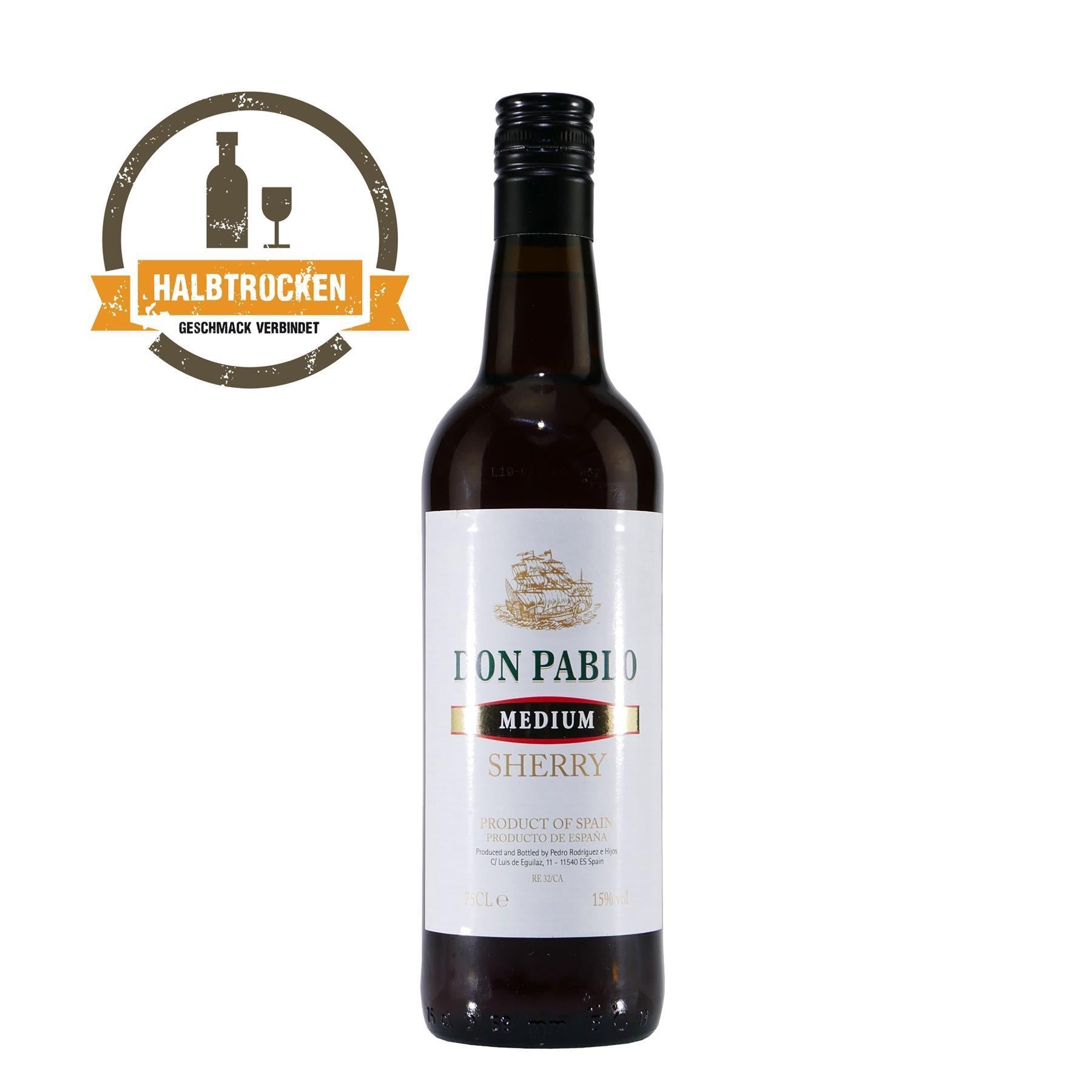 Don Pablo Sherry -Medium- mit Geschenk-HK