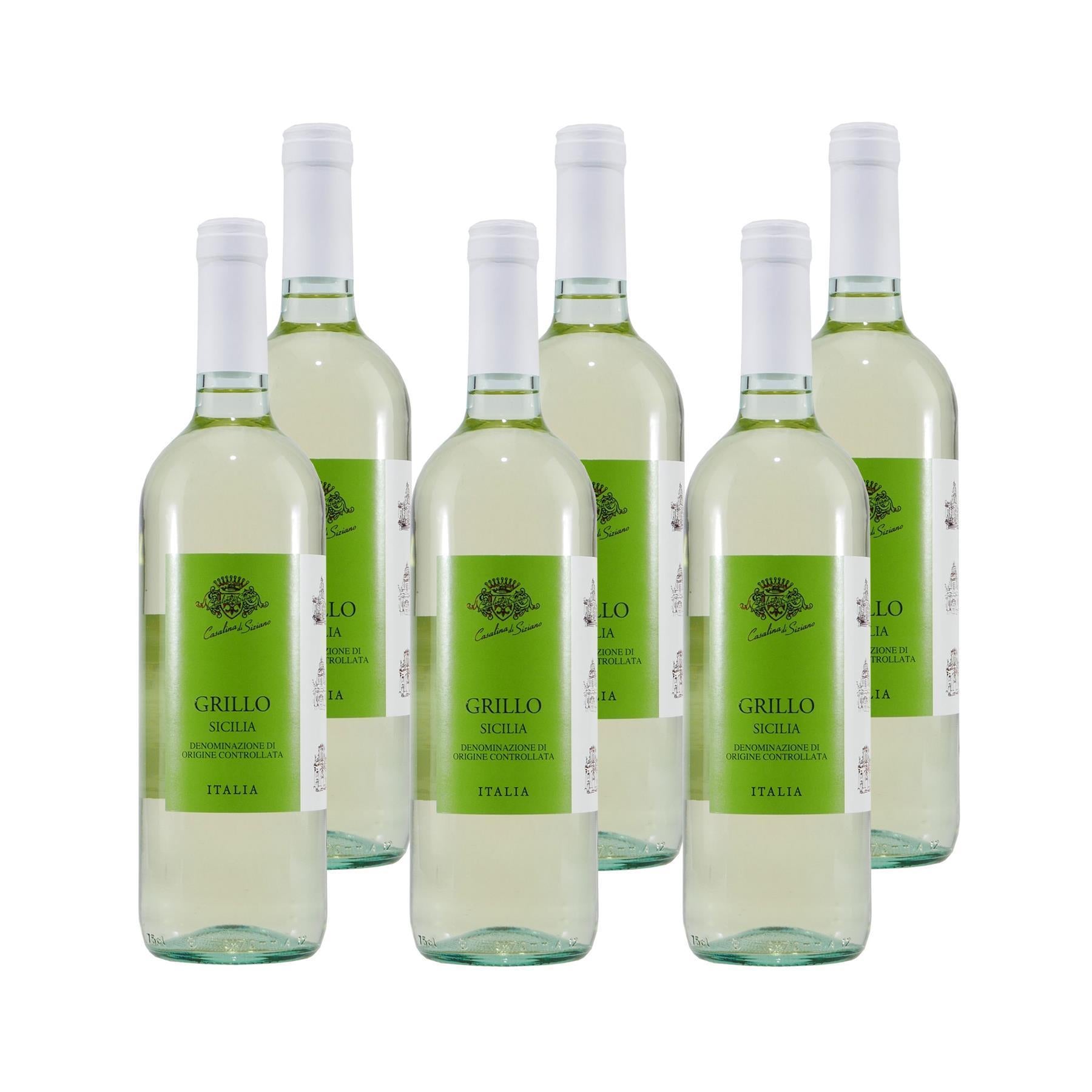 Casalina di Siziano Grillo Sicilia DOC -trocken- (6 x 0,75L)