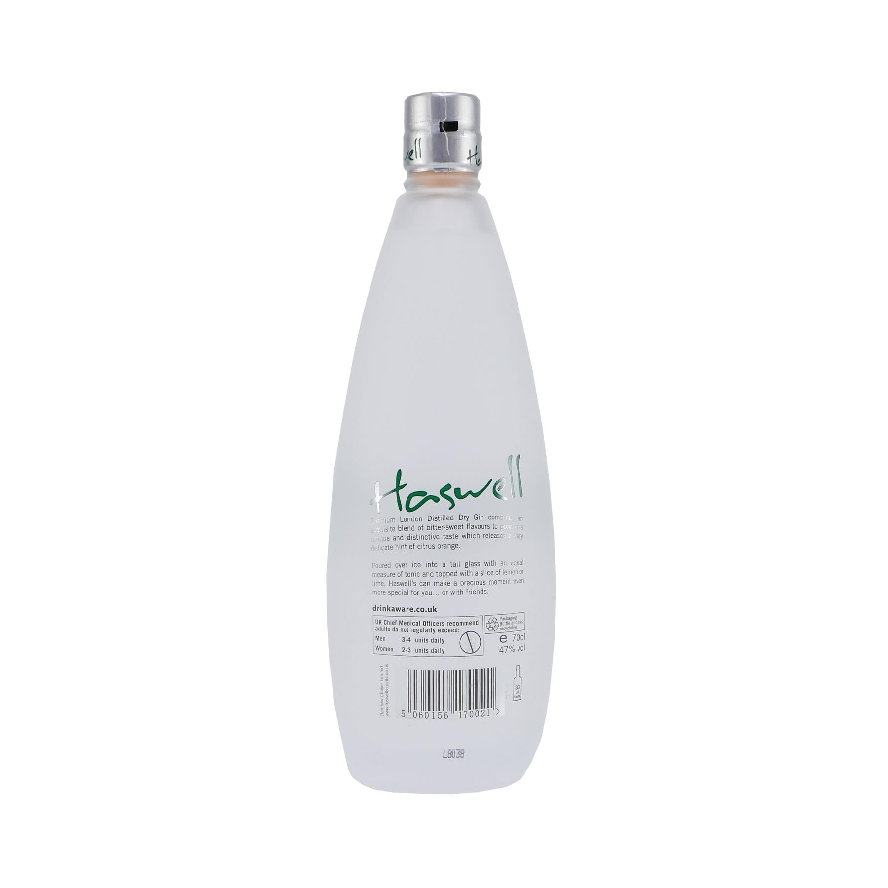 Haswell London Dry Gin mit Geschenk-Holzkiste