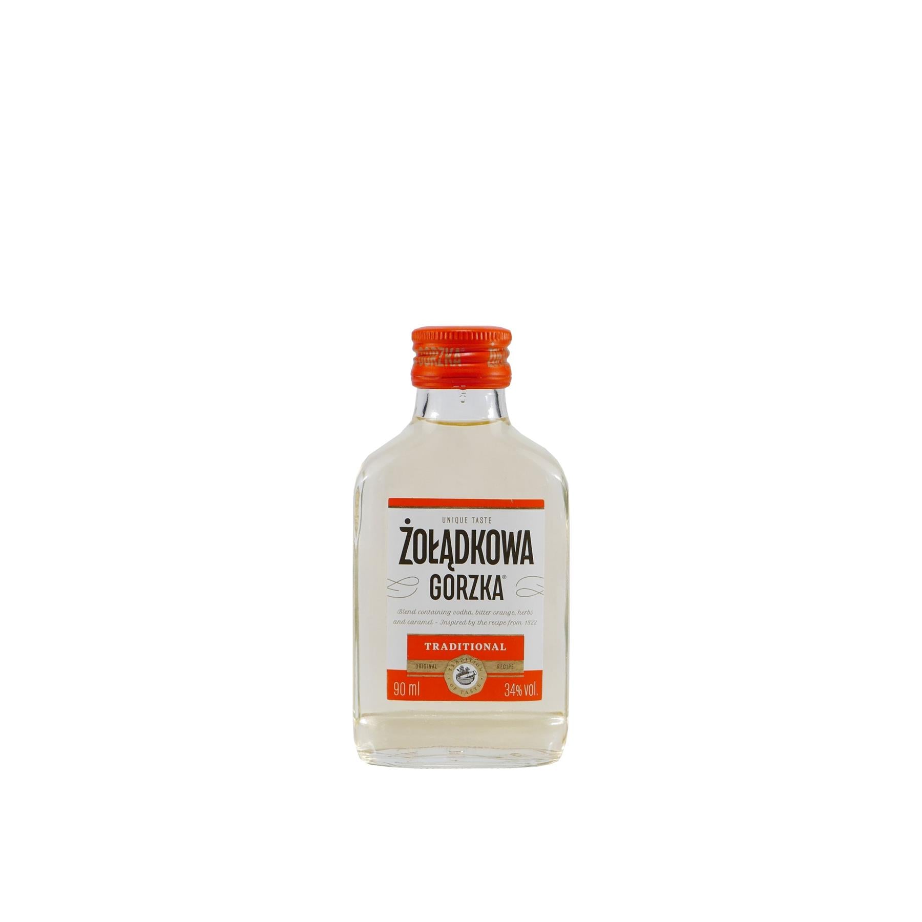 Zoladkowa Gorzka Traditional Vodka Likör - Taschenflasche 0,09L