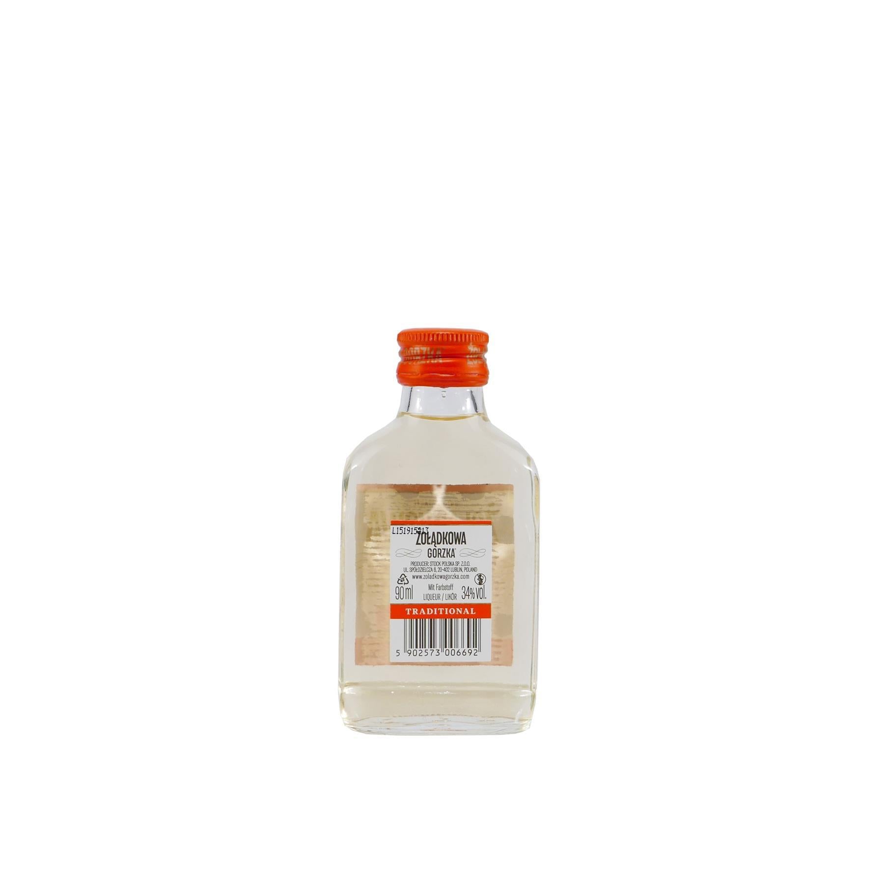 Zoladkowa Gorzka Traditional Vodka Likör - Taschenflasche 0,09L