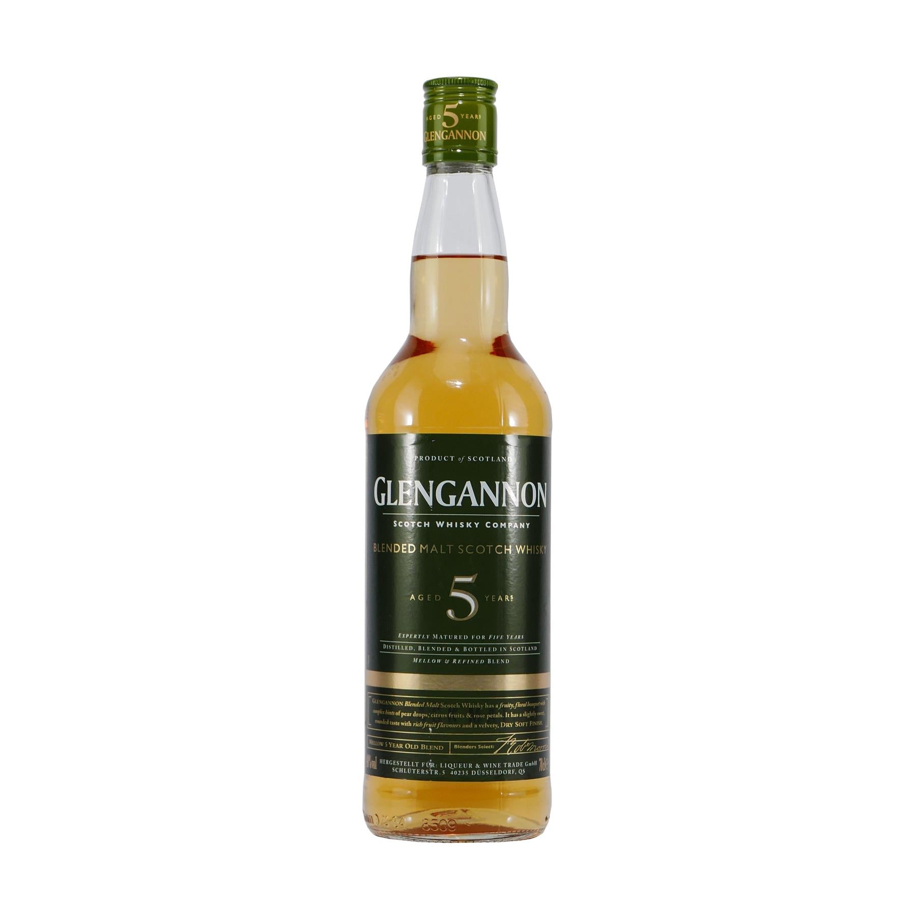 Glengannon Blended Malt Scotch Whisky 5 Years