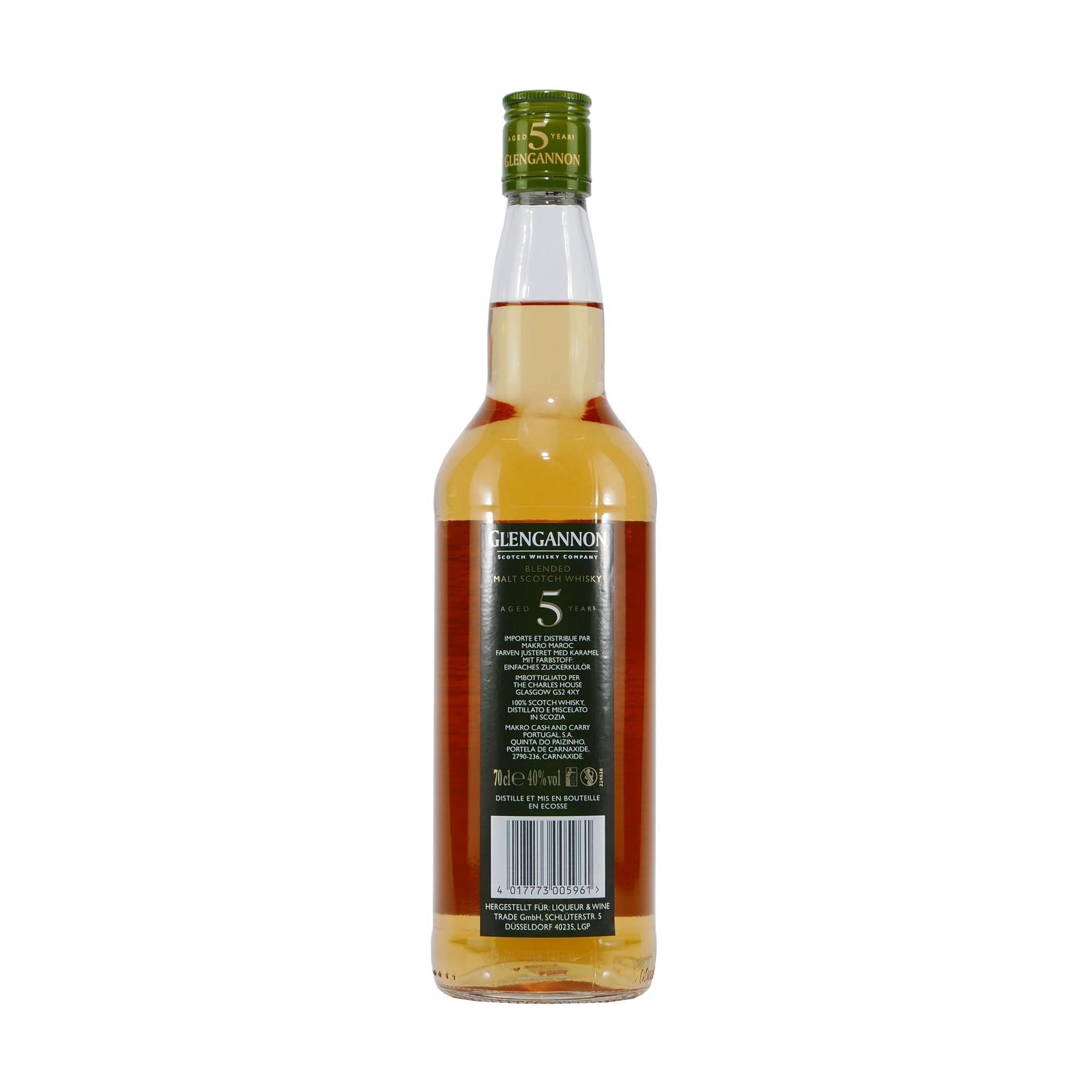 Glengannon Blended Malt Scotch Whisky 5 Years